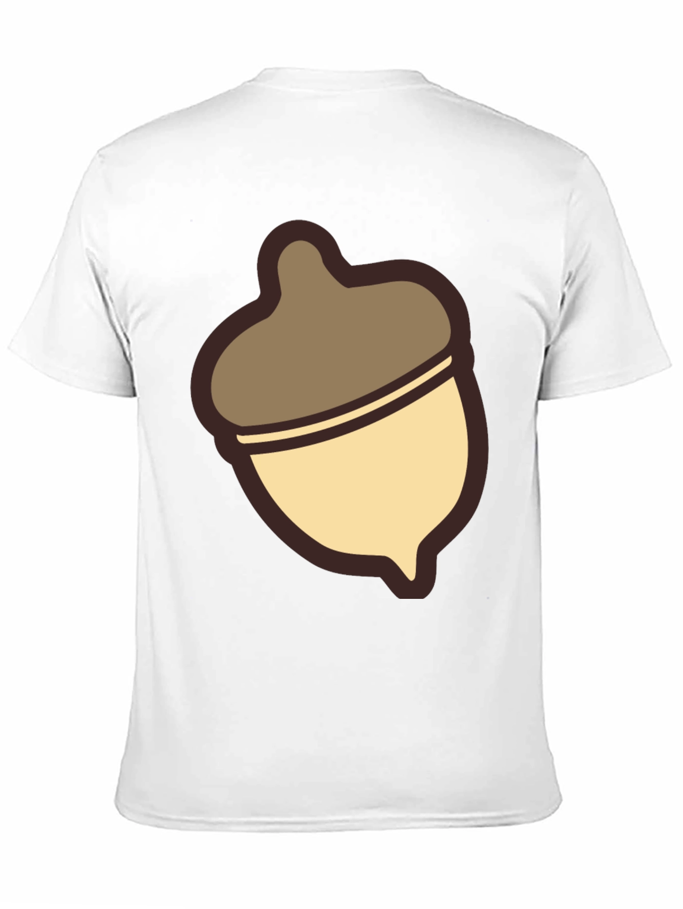 Black Acorn Graphic T-Shirt - Casual Comfort Style view 11