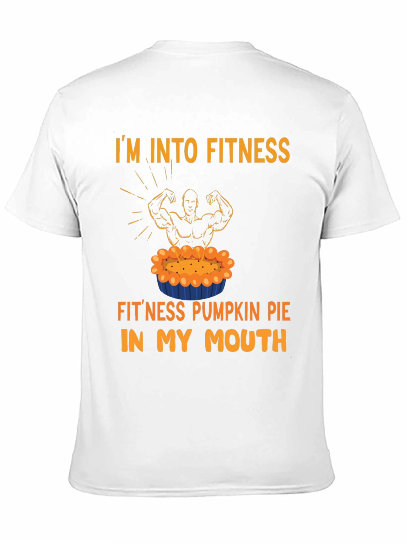 Black Fitness Pumpkin Pie T-Shirt view 11