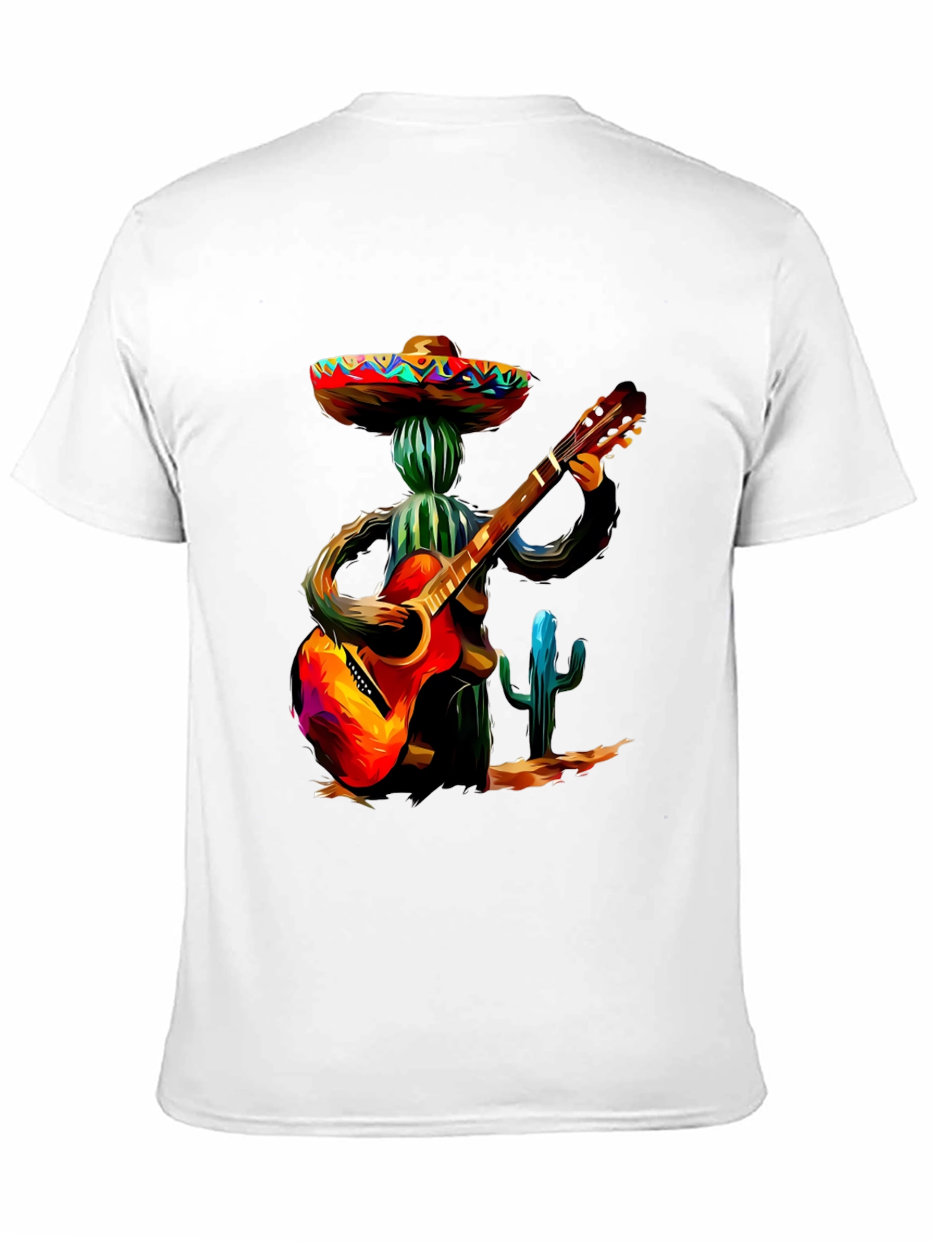 Black Cactus Mariachi T-Shirt view 11