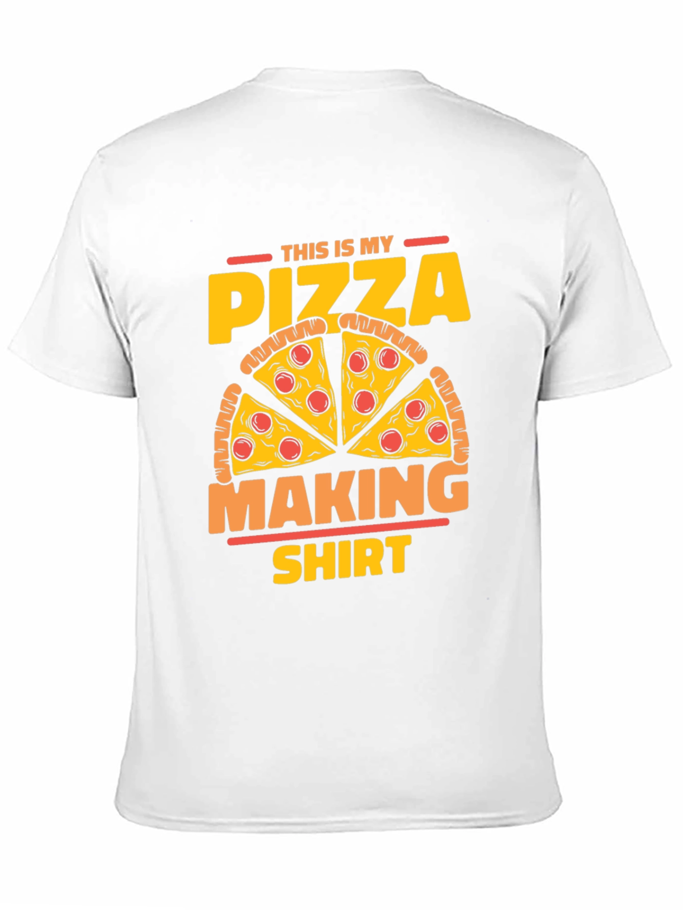 Black Pizza Making T-Shirt - Funny Graphic Tee view 11
