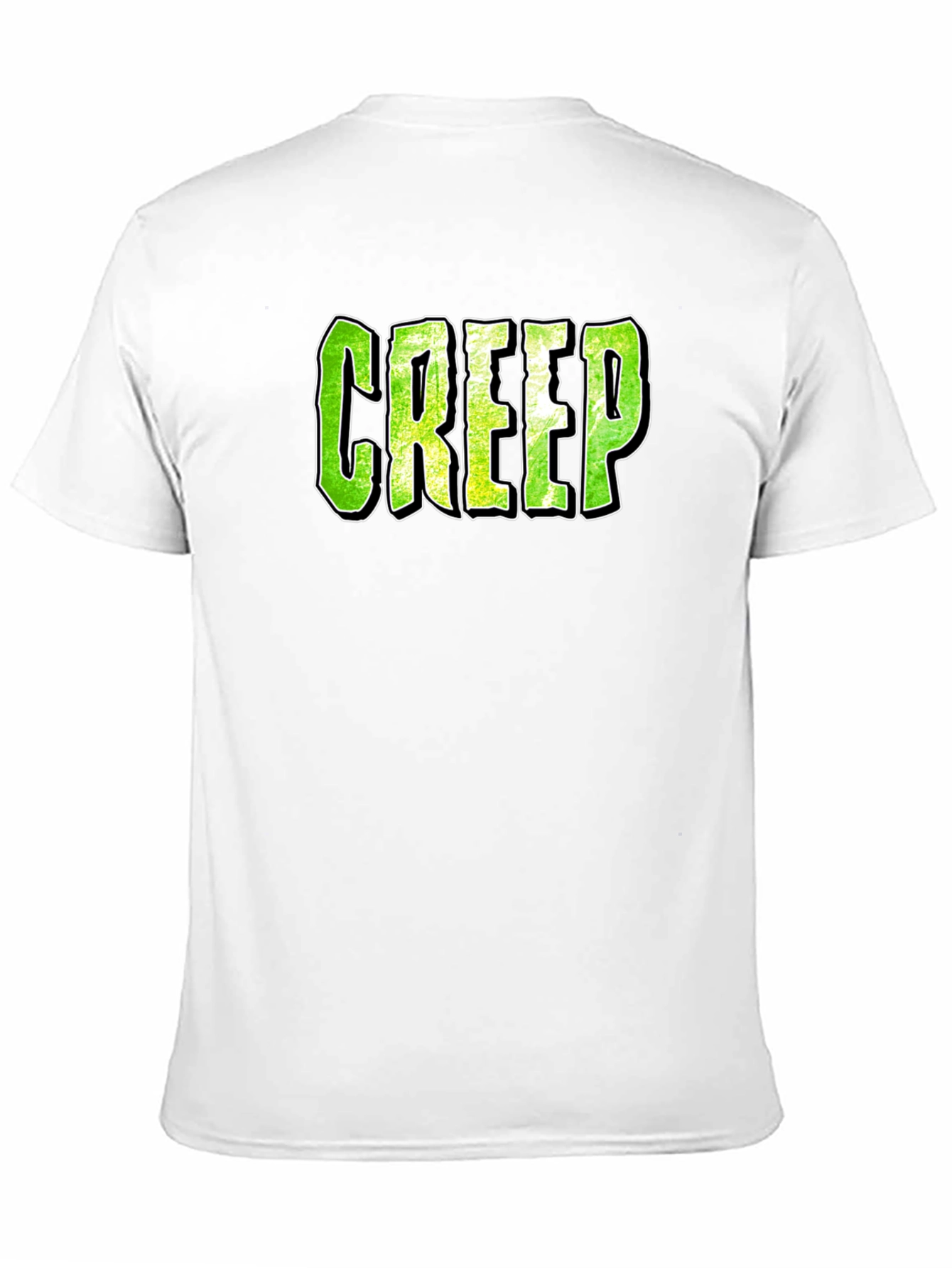 Black Creep Graphic Print Black T-Shirt view 11