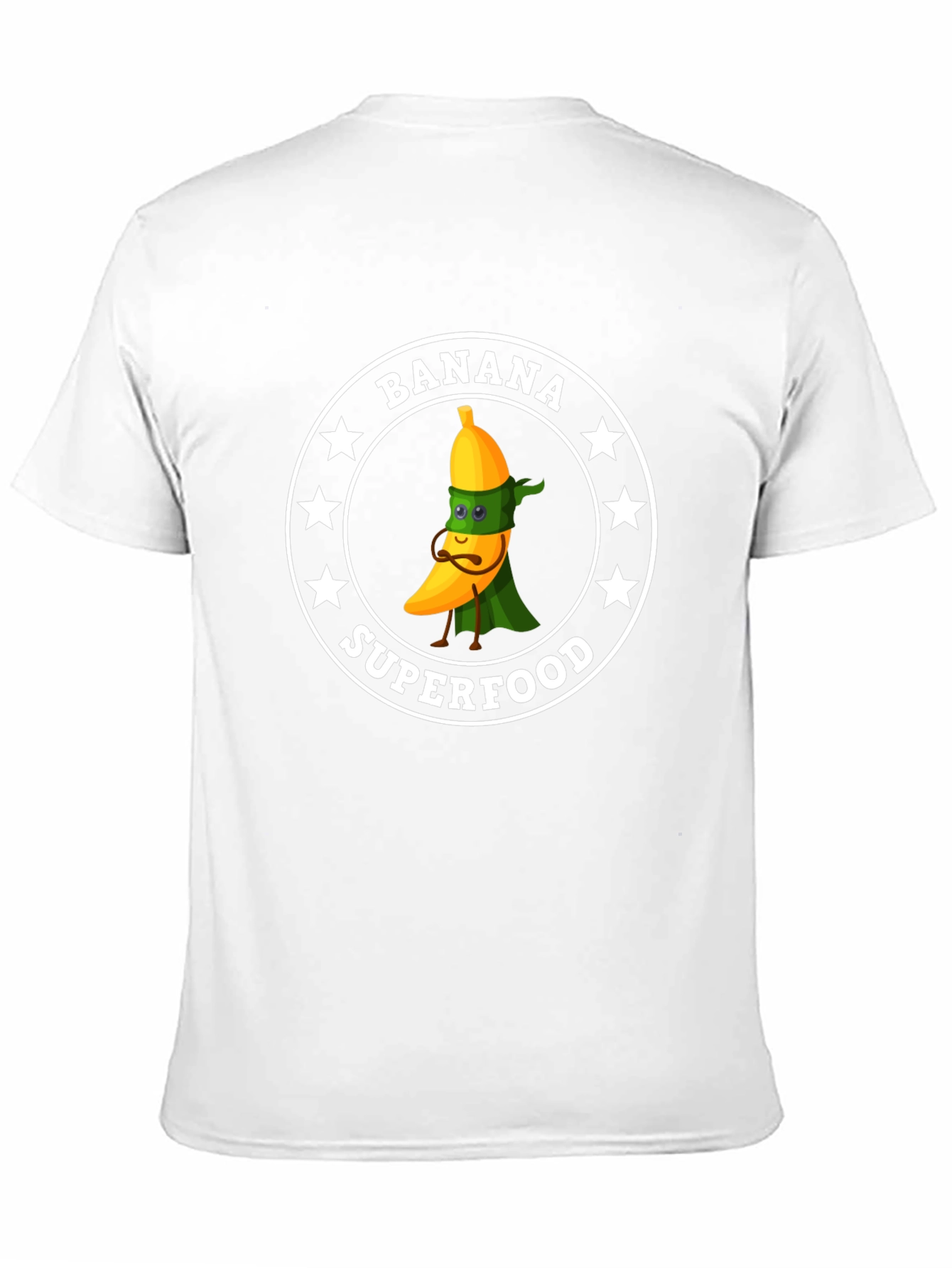 Black Banana Superfood T-Shirt - Funny Cartoon Fruit Tee view 11