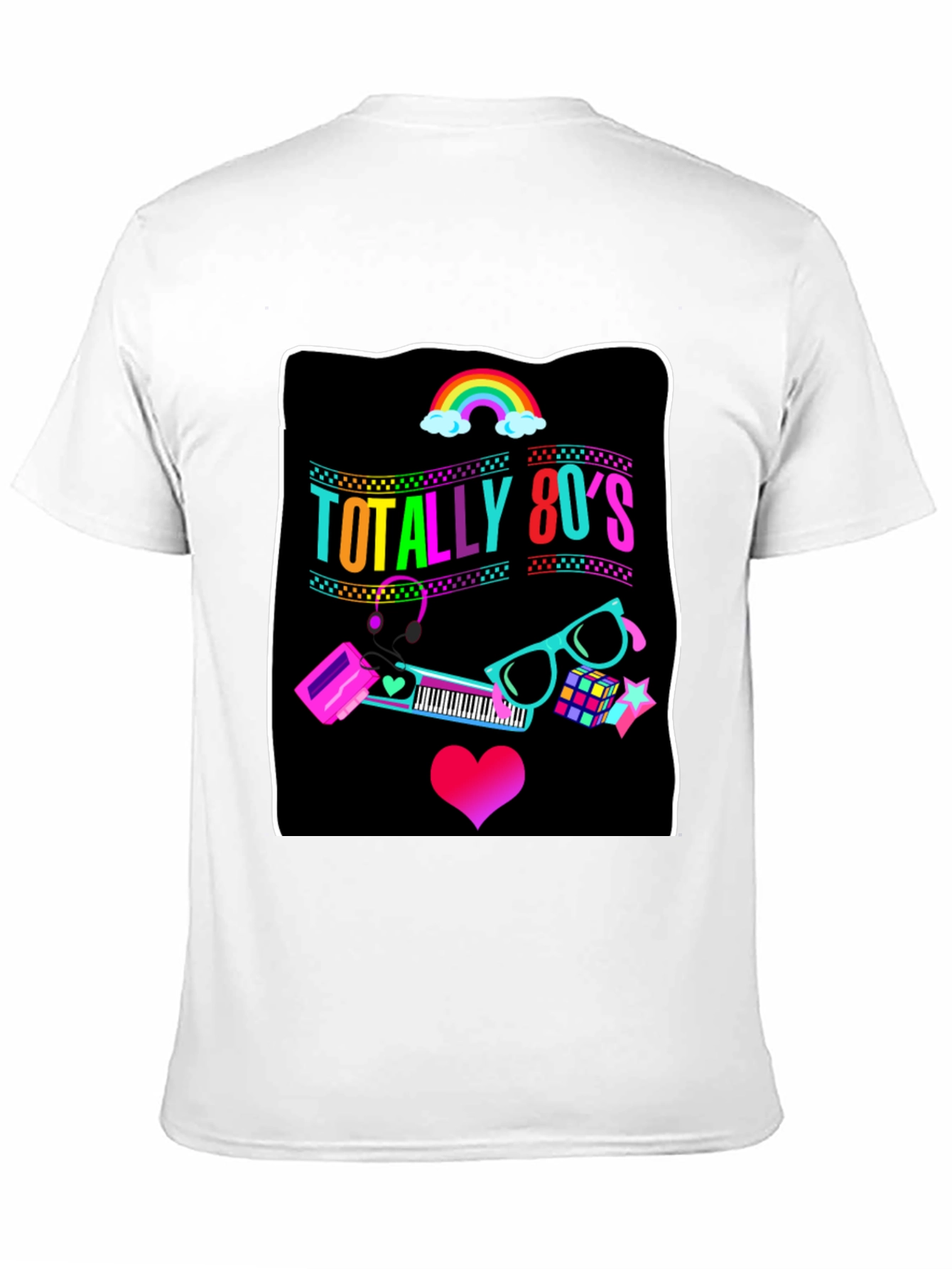 Black Totally 80's Retro T-Shirt view 11