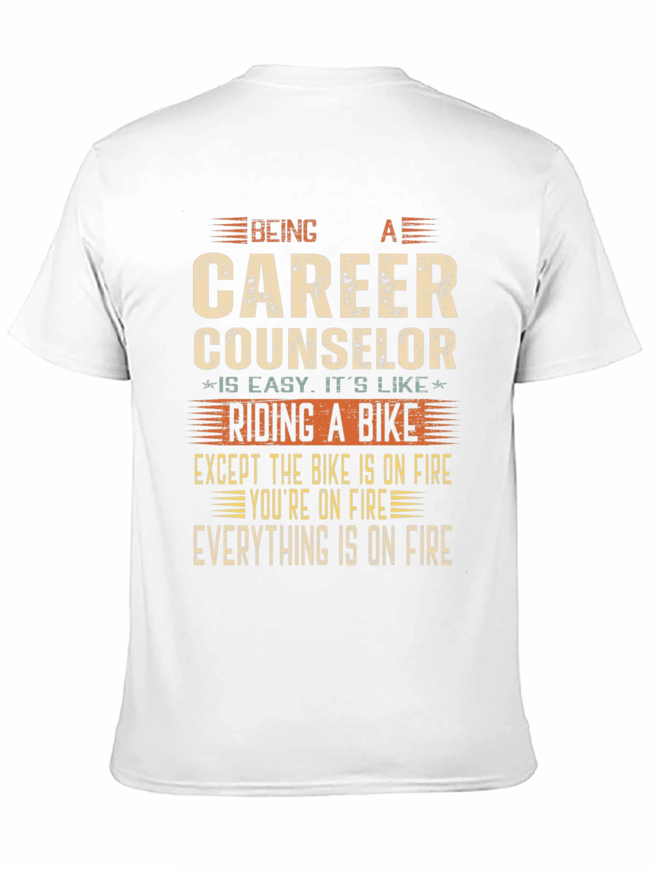 Black Career Counselor T-Shirt - Funny Job Gift view 11