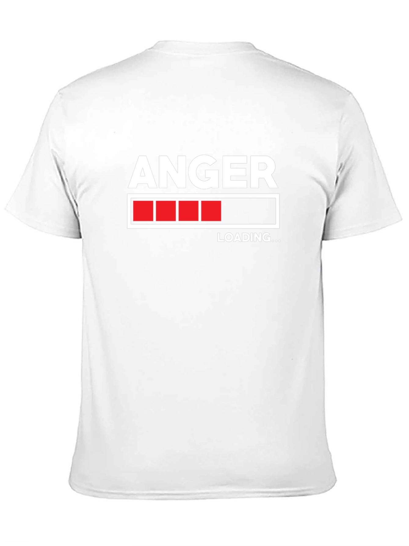 Black Anger Loading Black T-Shirt Funny Graphic Tee view 11