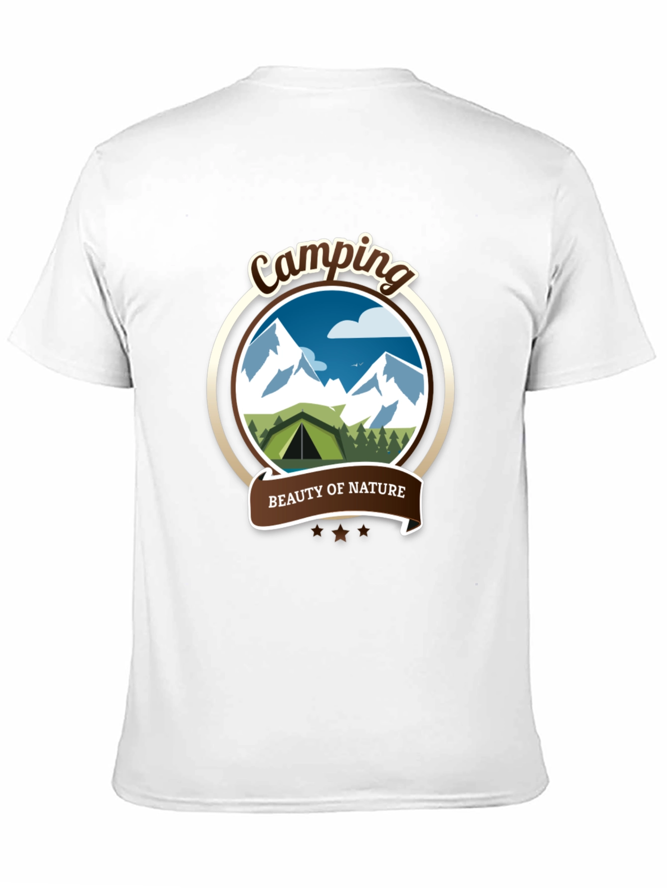 Black Camping Beauty of Nature Graphic Tee view 11