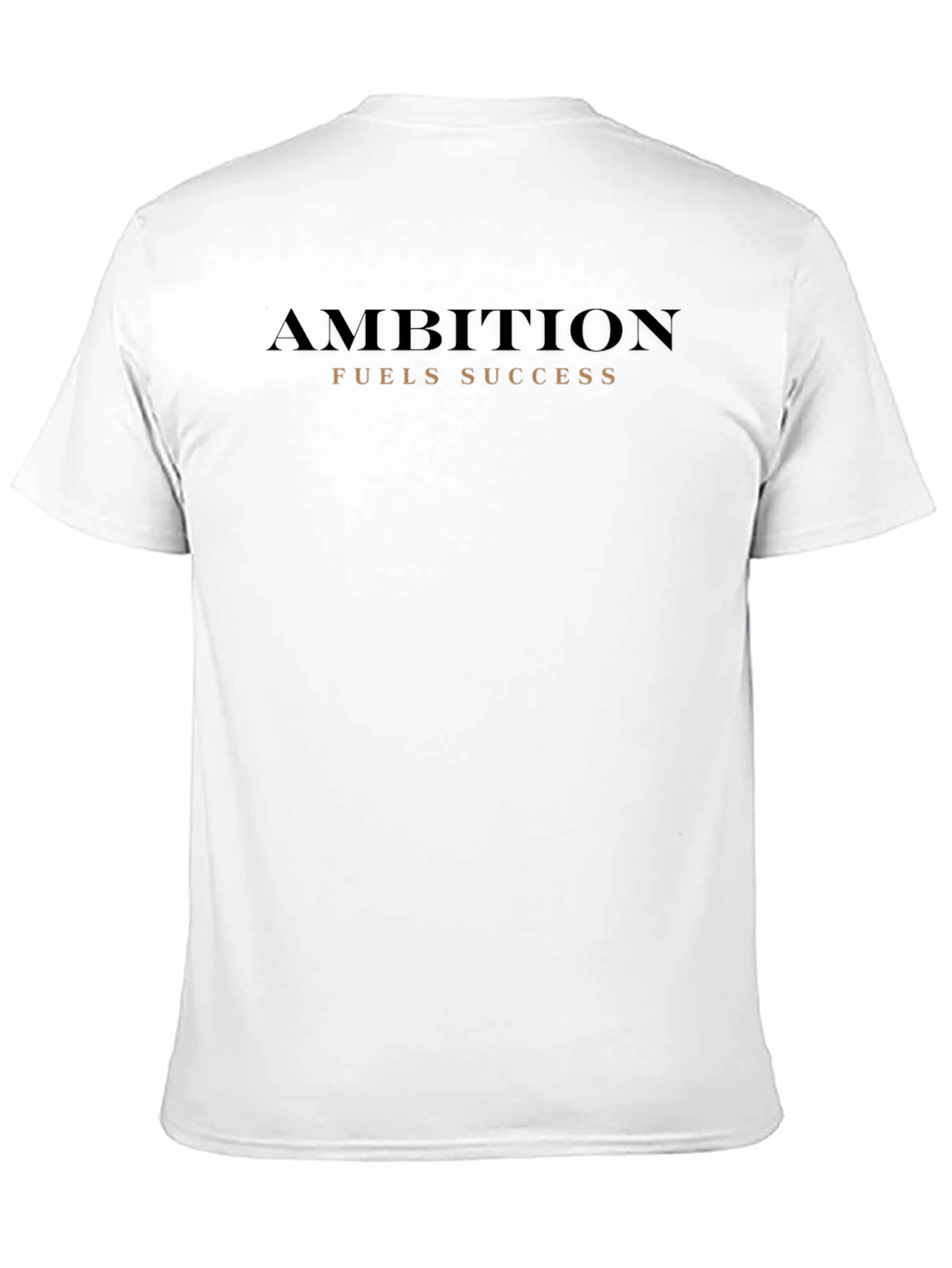 Black Ambition Fuels Success Black T-Shirt view 11