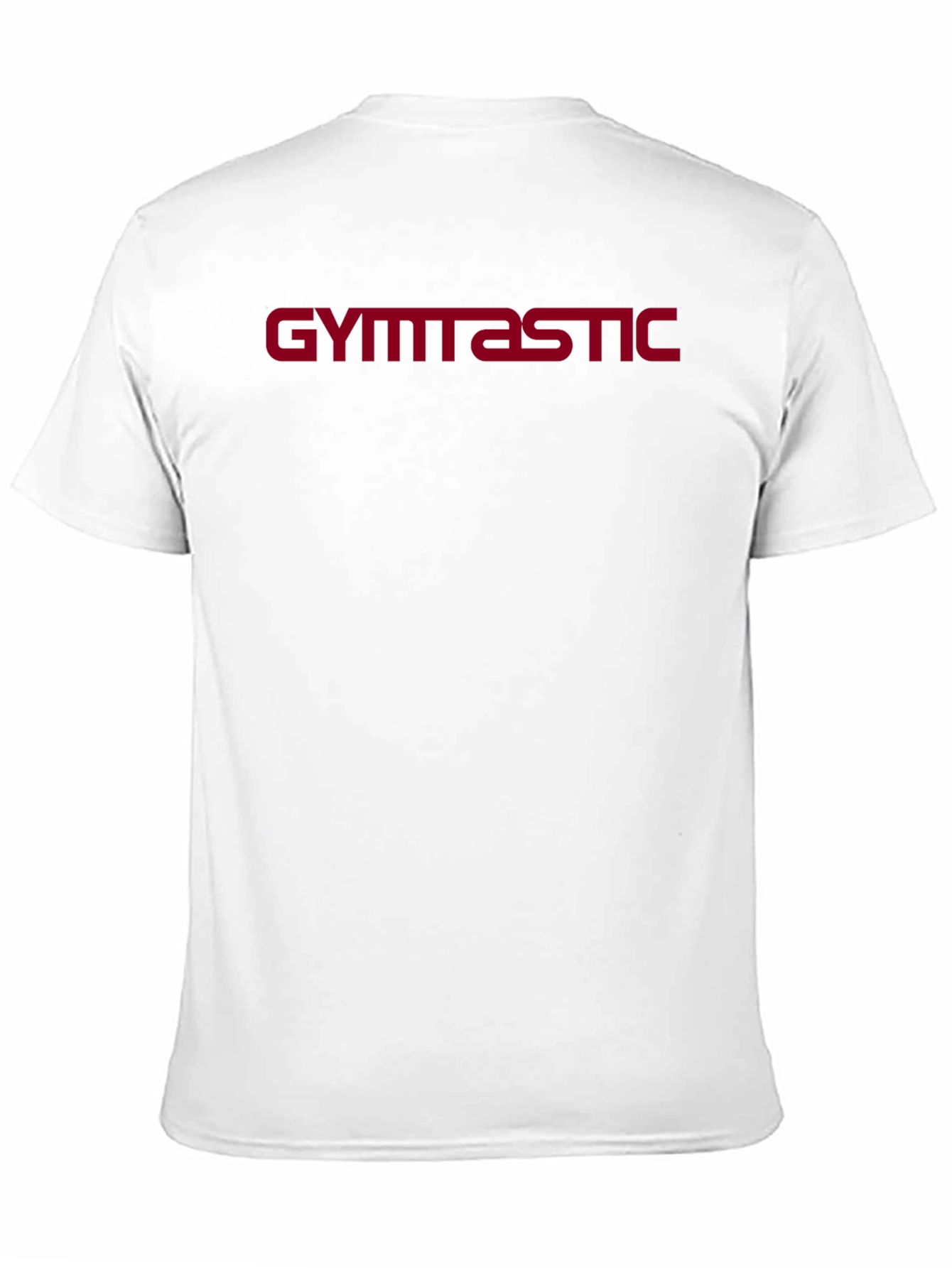 Black Gymnastic T-Shirt - Sporty Red Print view 11