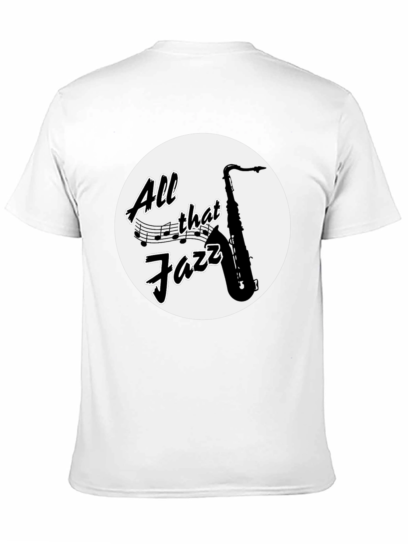 Black All That Jazz Saxophone Graphic Tee view 11