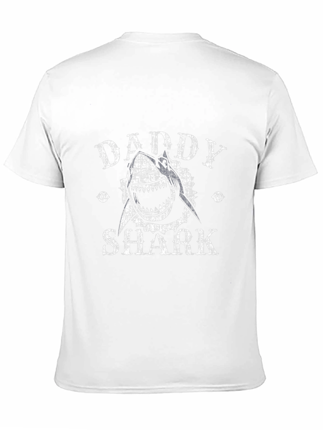 Black Daddy Shark Graphic T-Shirt - Black view 11