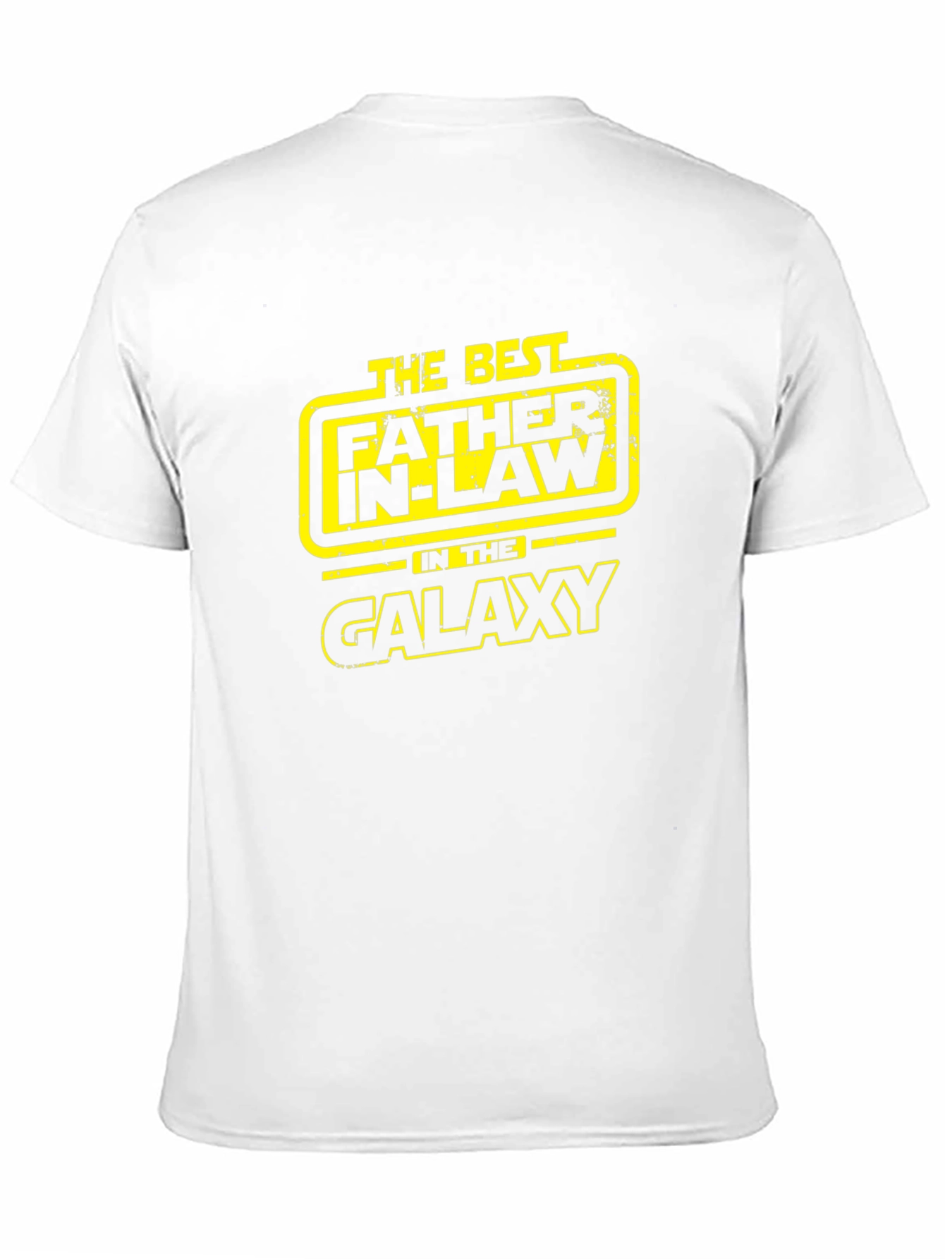 Black Best Father-In-Law Galaxy T-Shirt - Black view 11