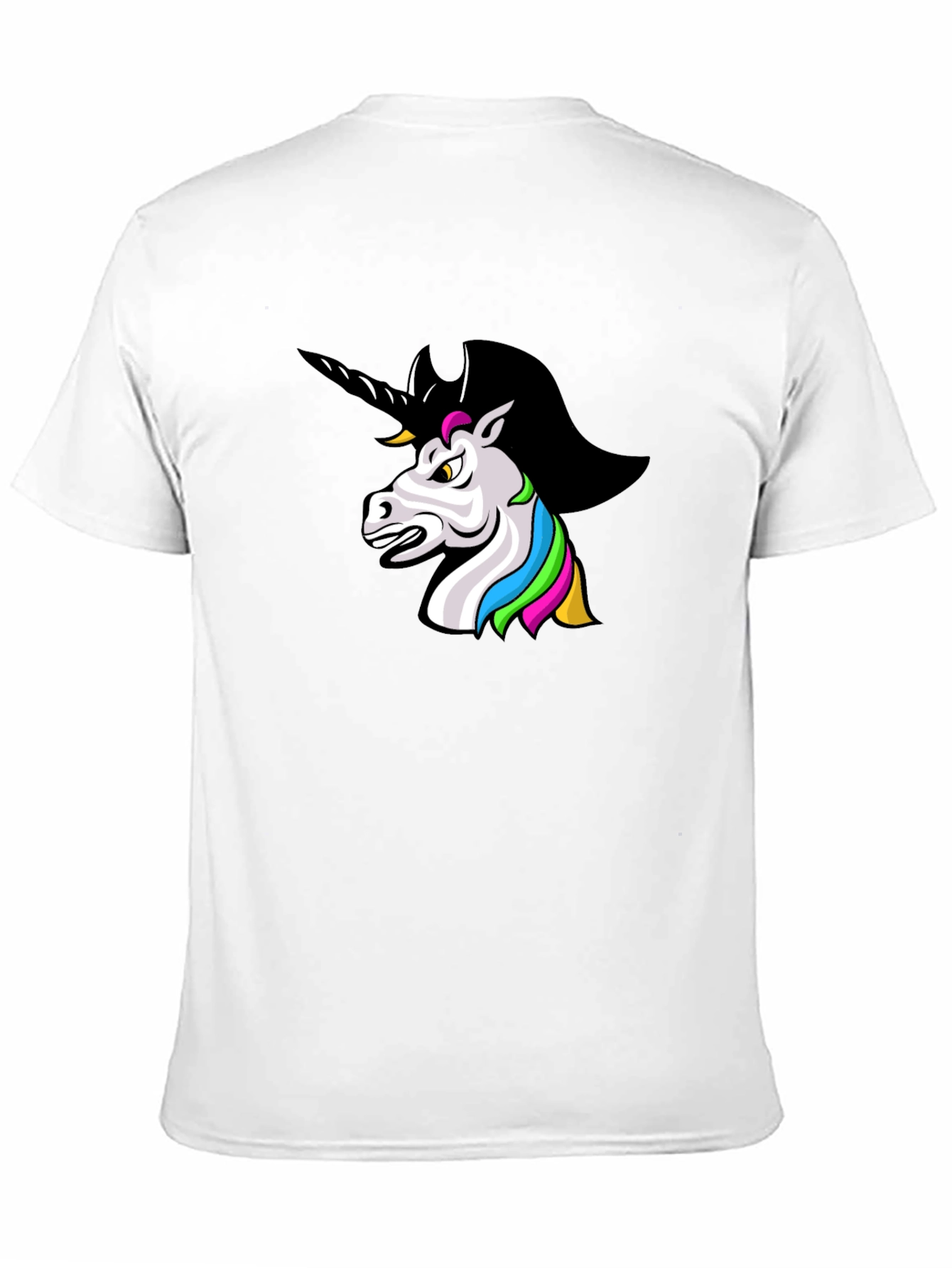 Black Unicorn Graphic Black T-Shirt view 11