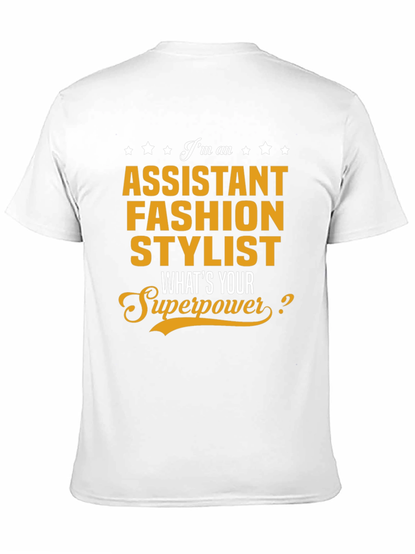 Black Assistant Fashion Stylist Superpower T-Shirt view 11