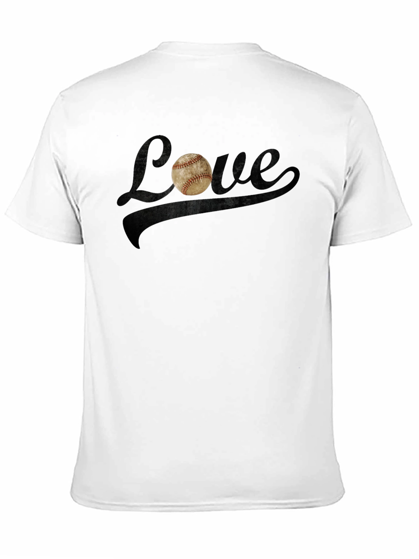 Black Baseball Love Graphic Tee - Black view 11