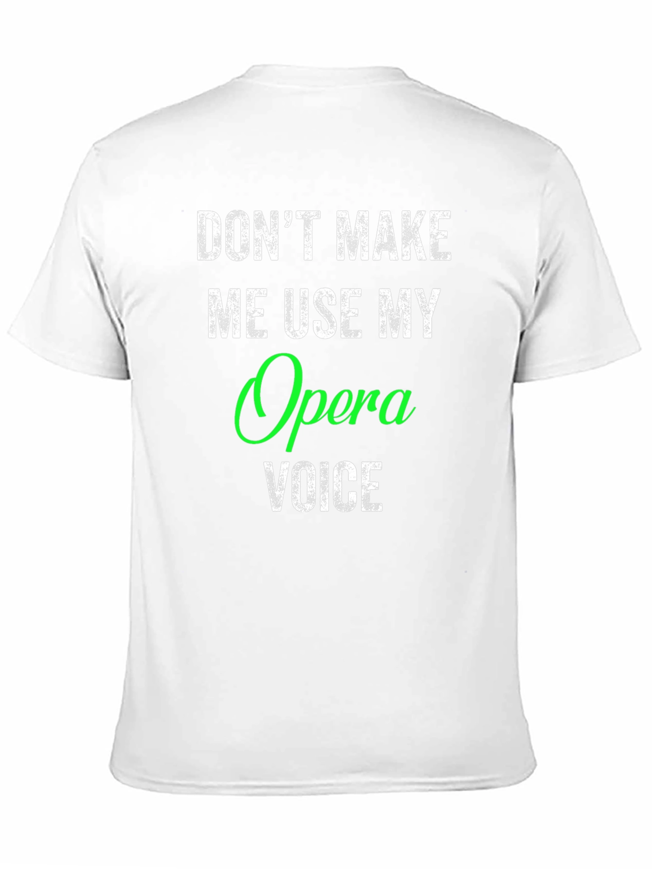 Black Opera Voice T-Shirt - Funny Music Gift view 11