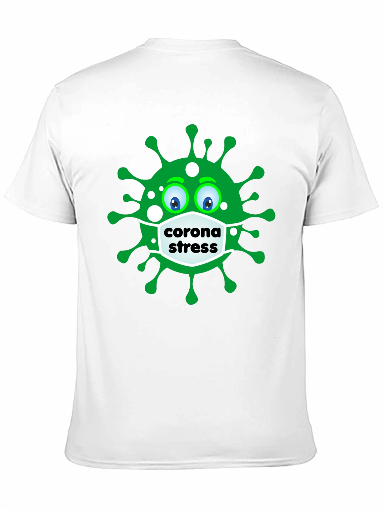 Black Corona Stress T-Shirt - Funny Pandemic Tee view 11