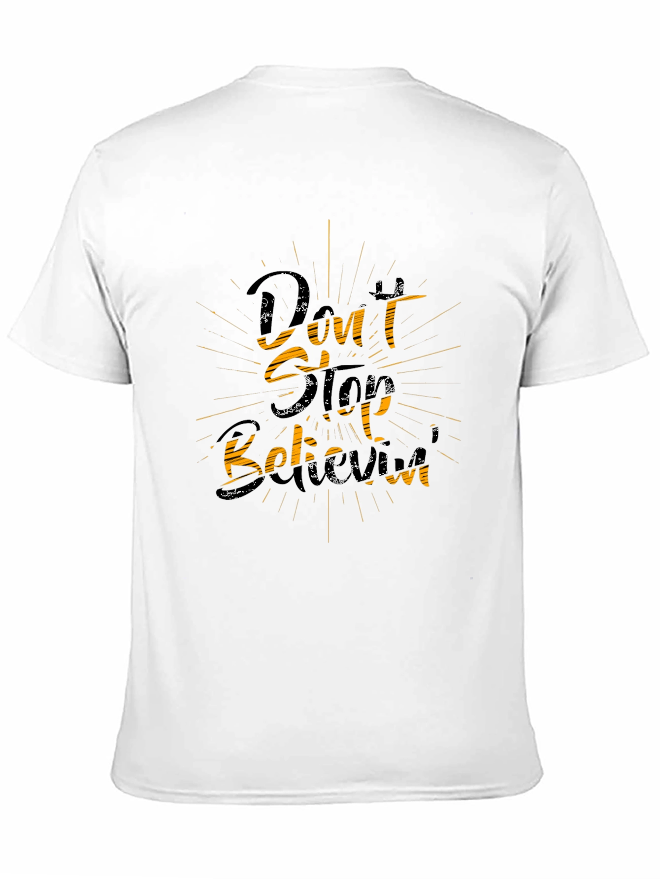Black Don't Stop Believin' Graphic Tee view 11