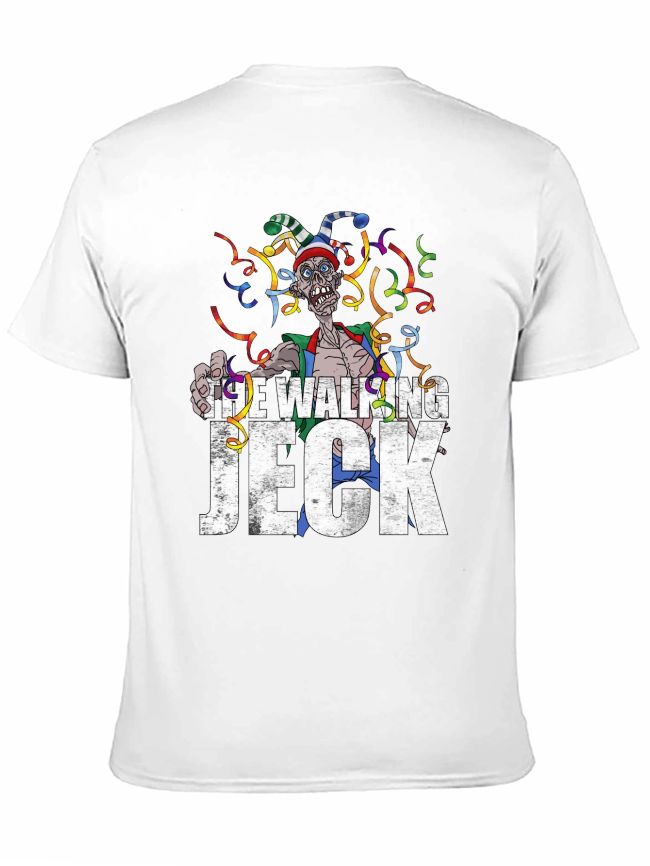 Black Walking Jeck Graphic Tee - Halloween Zombie view 11