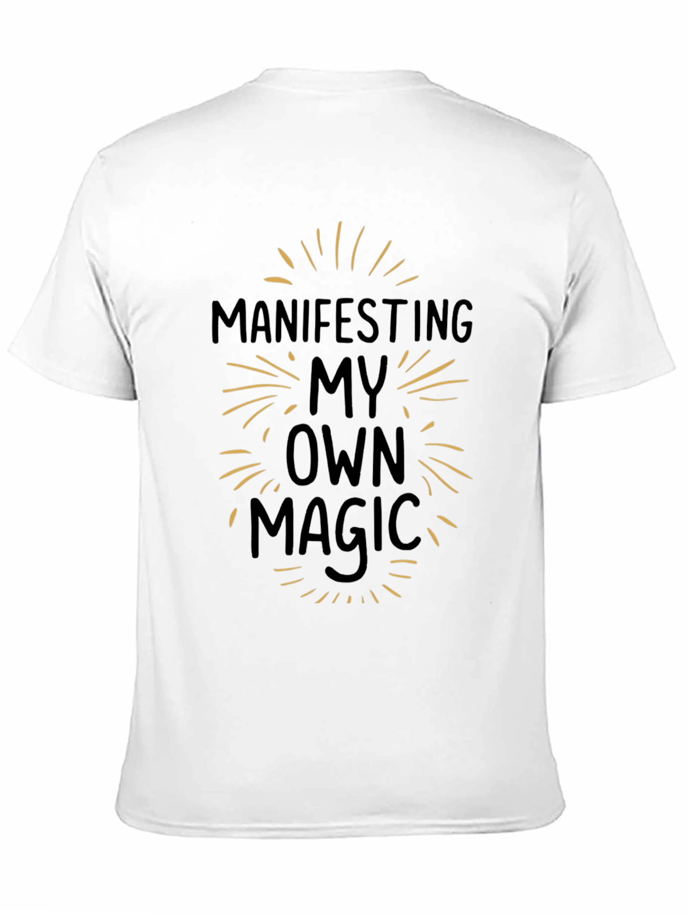 Black Manifesting My Own Magic Graphic Tee - Black view 11