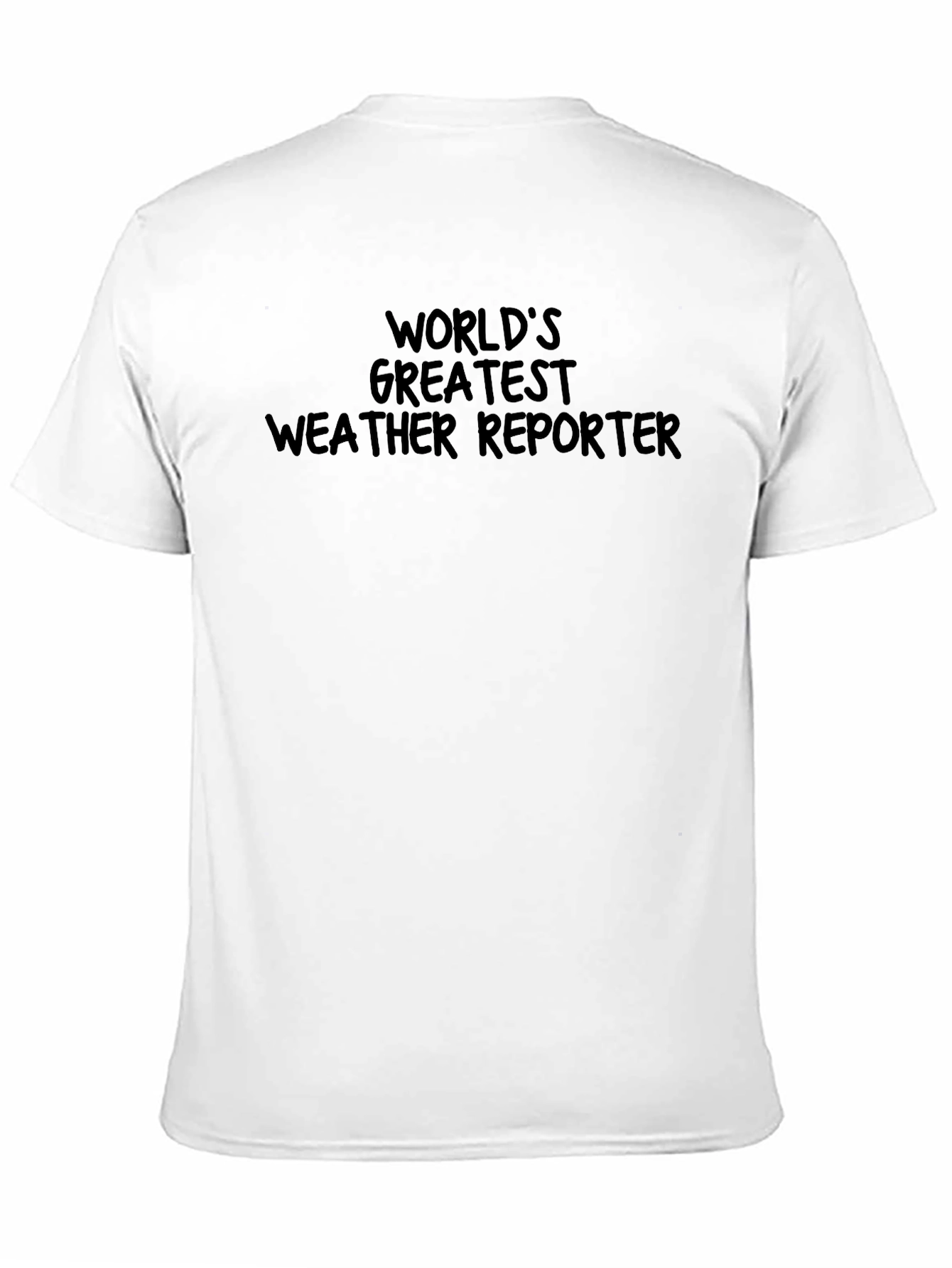 Black World's Greatest Weather Reporter T-Shirt view 11