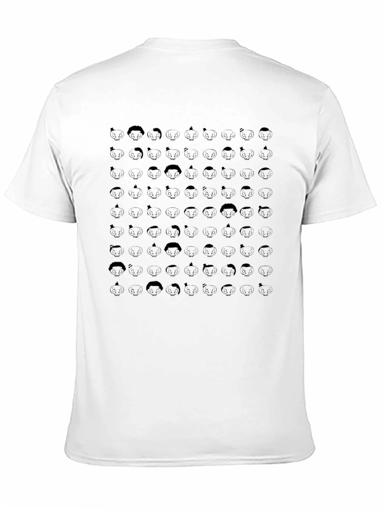 Black Graphic Print Men's Black T-Shirt view 11