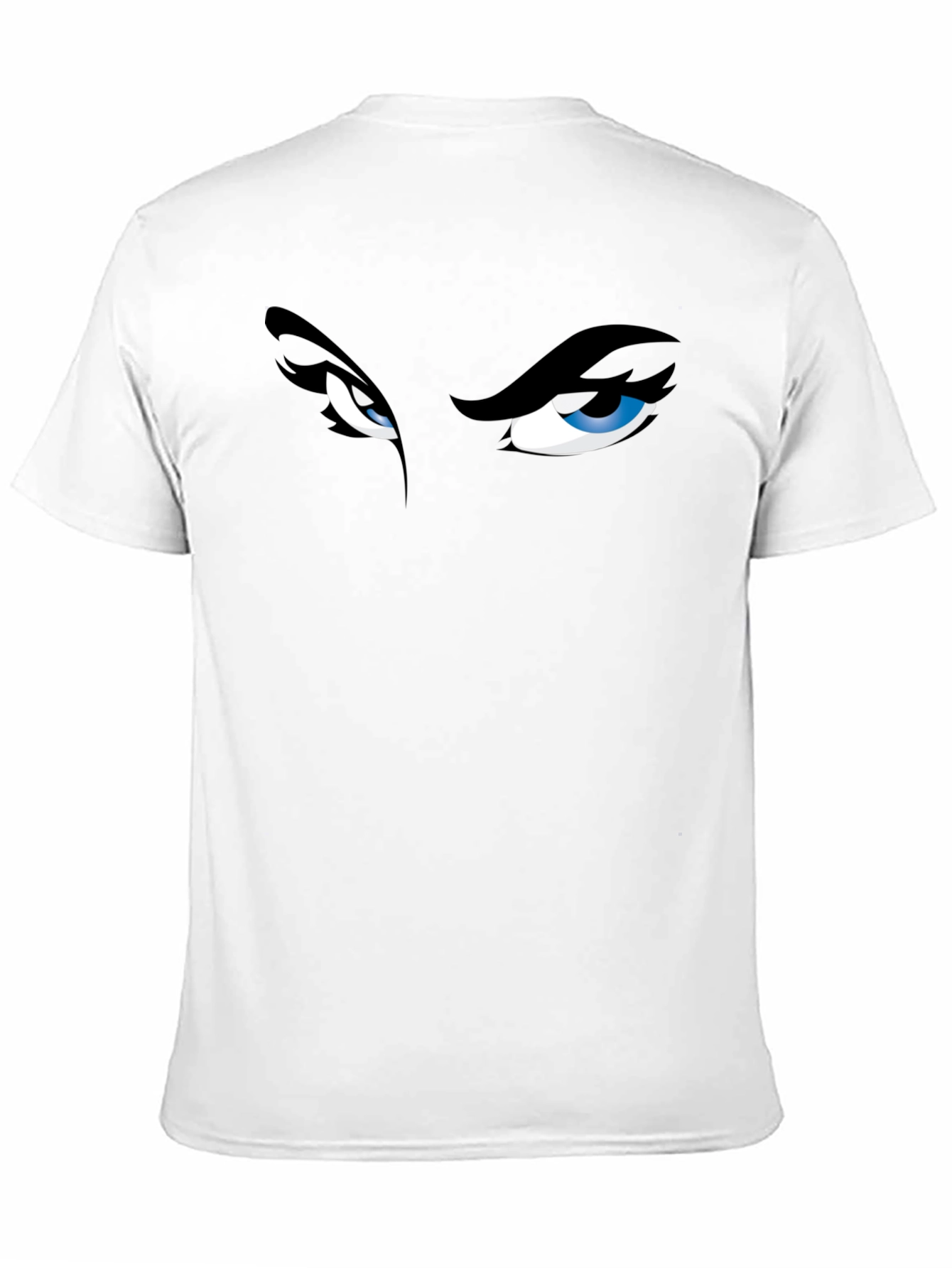 Black Intense Eyes Graphic Tee - Men's Black T-Shirt view 11
