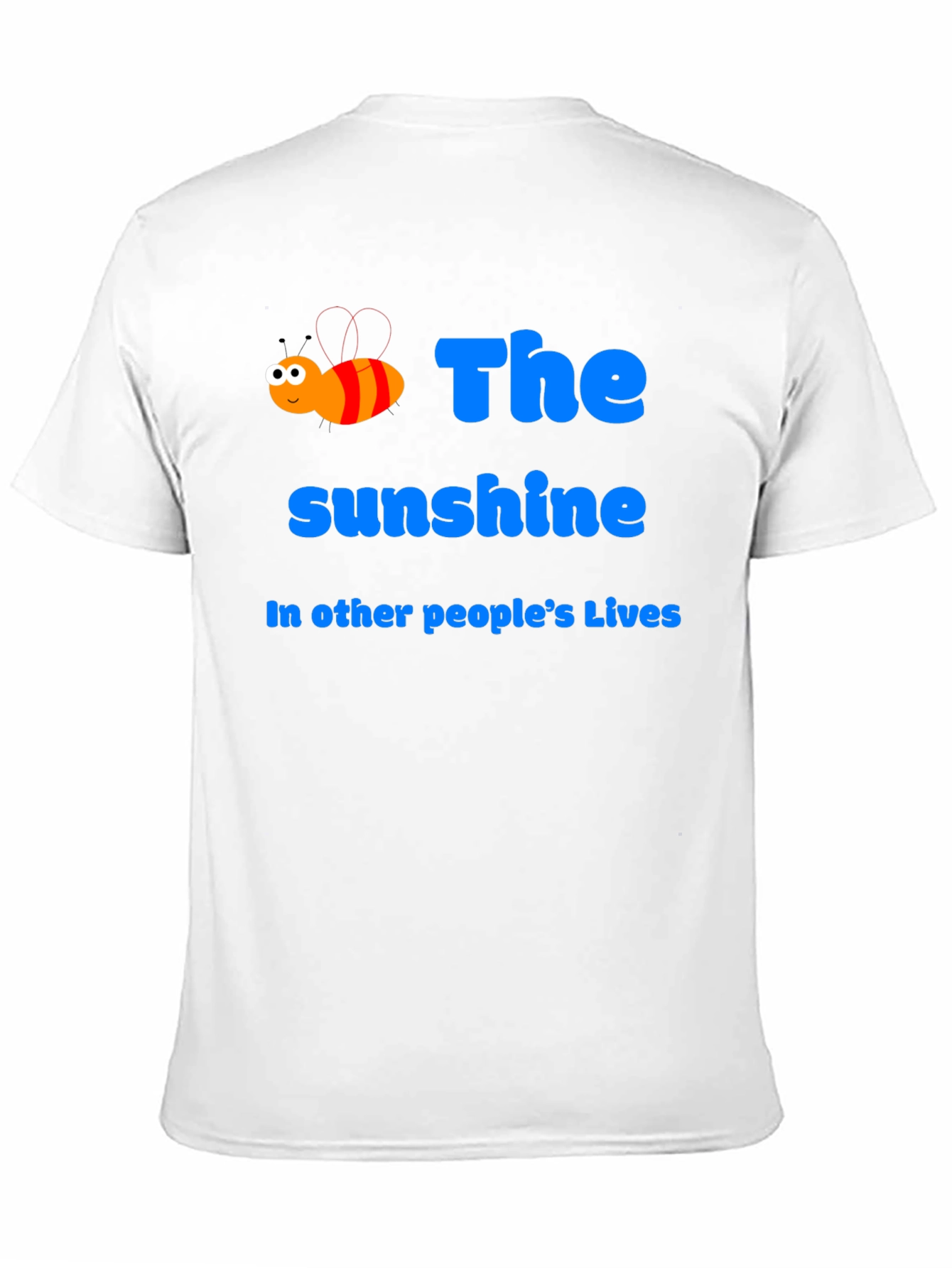 Black Sunshine Bee Graphic Tee - Positive Vibes T-Shirt view 11