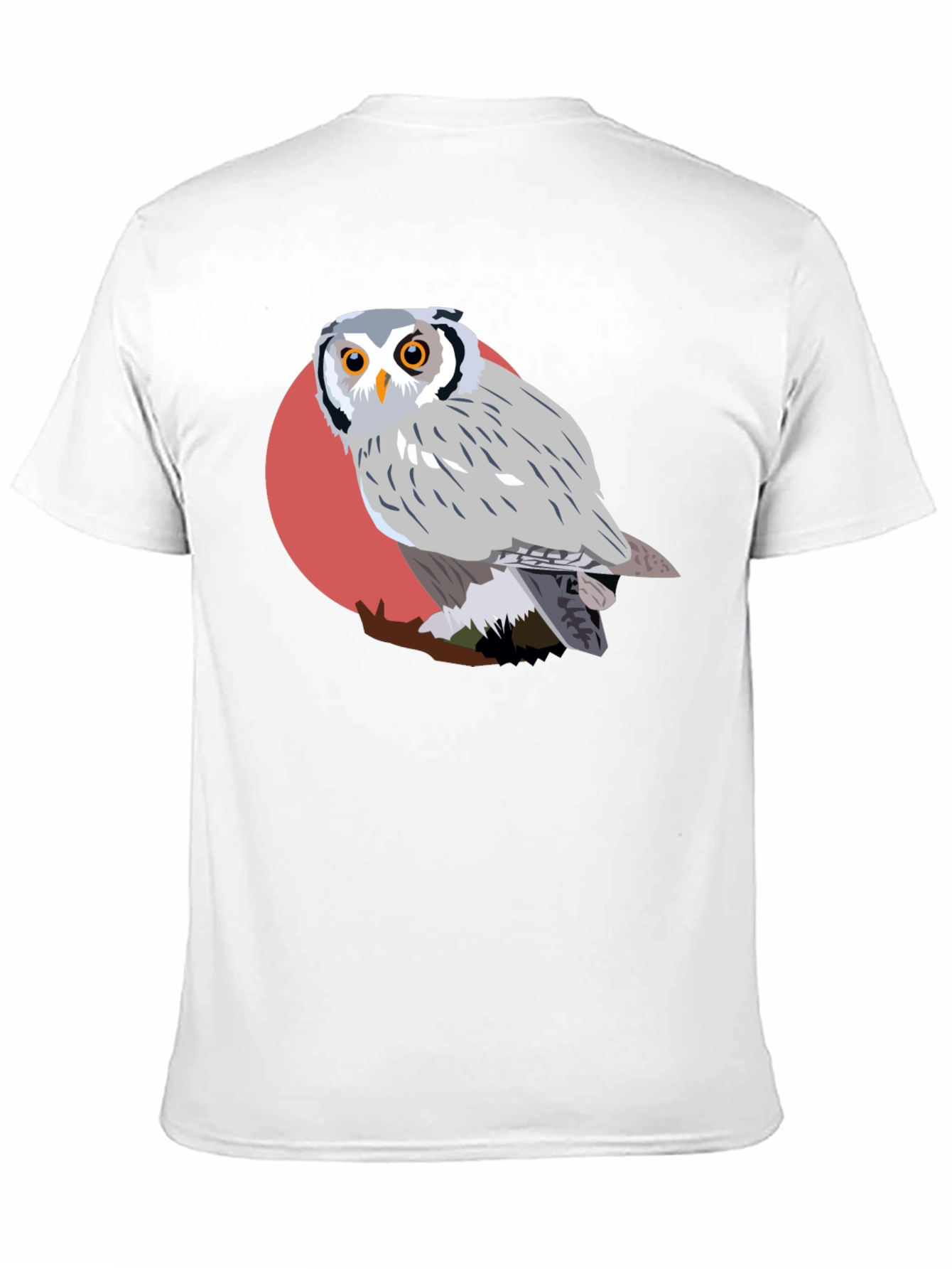 Black Owl Graphic Tee - Unique Bird Design view 11