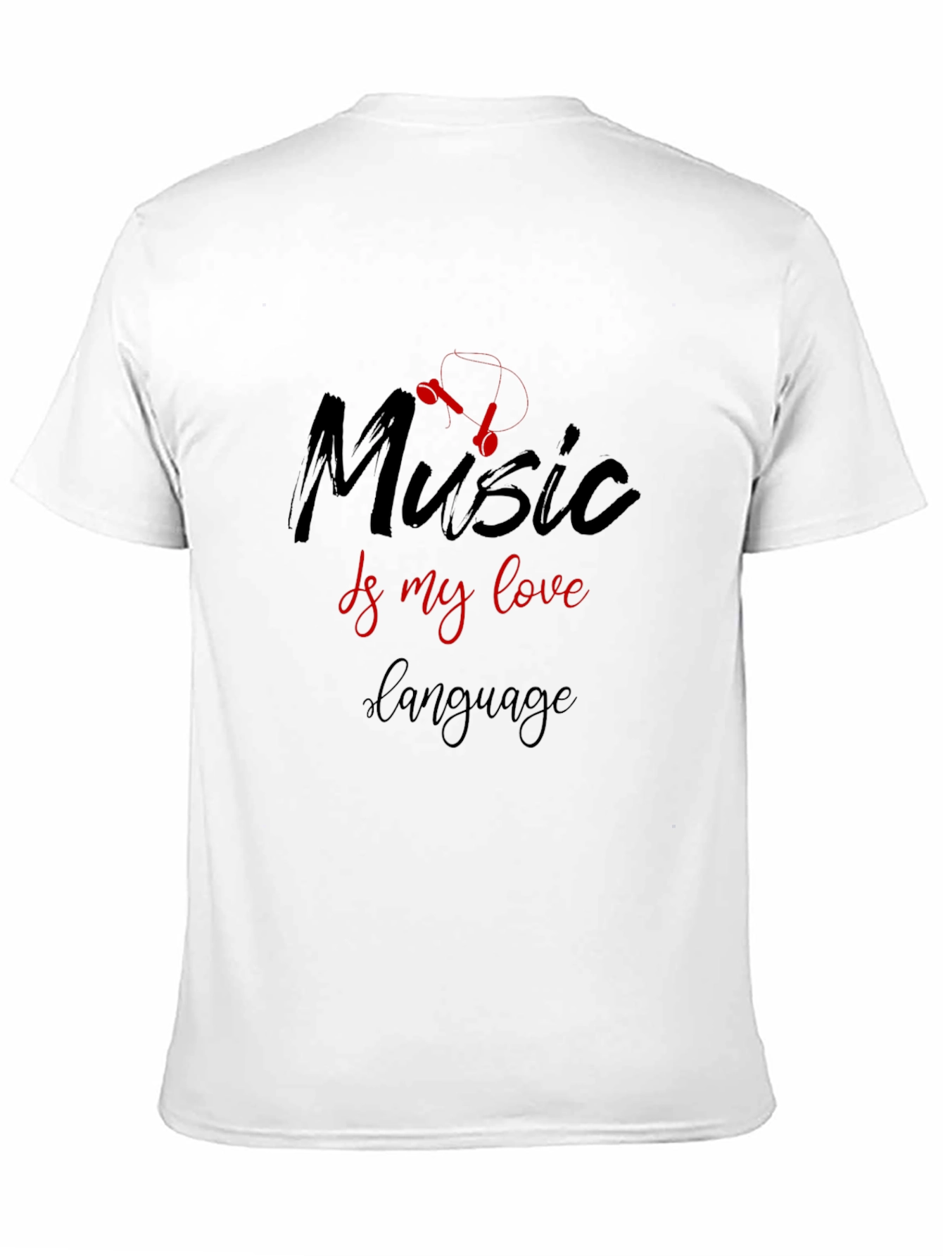 Black Music Is My Love Language Graphic Tee view 11
