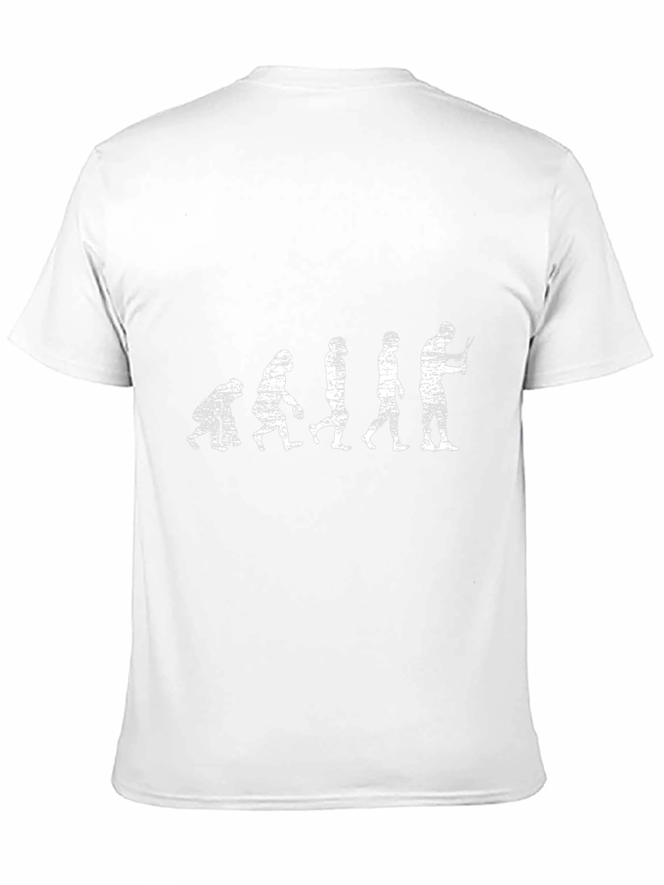 Black Evolution of Fly Fishing T-Shirt view 11
