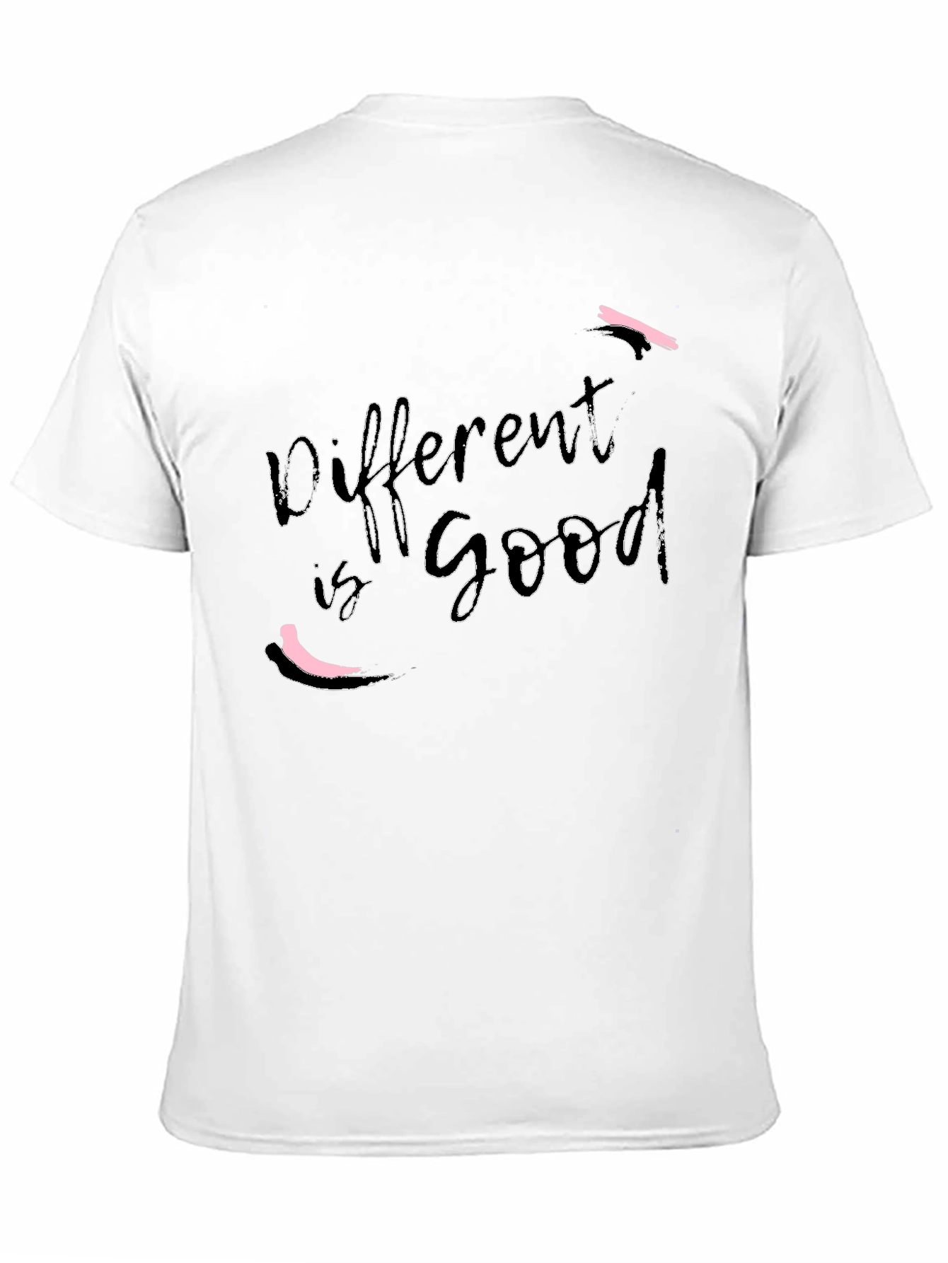 Black Different is Good Black Graphic Tee view 11