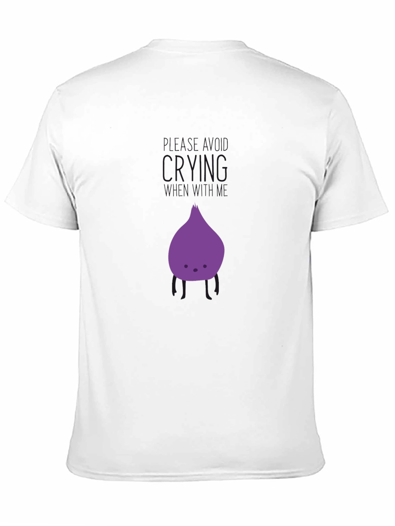 Black Cute Purple Vegetable Graphic Tee view 11