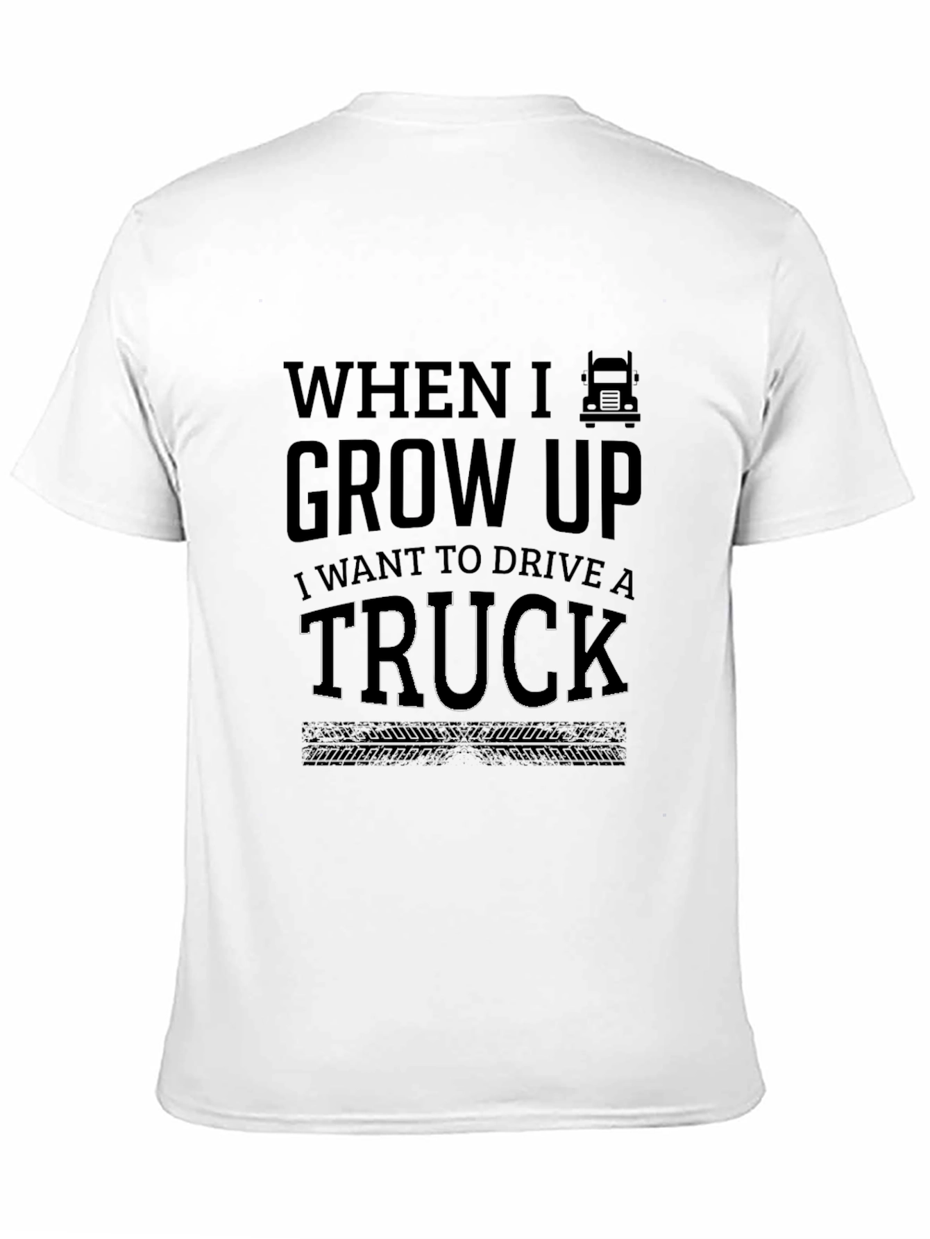 Black When I Grow Up Trucker T-Shirt view 11