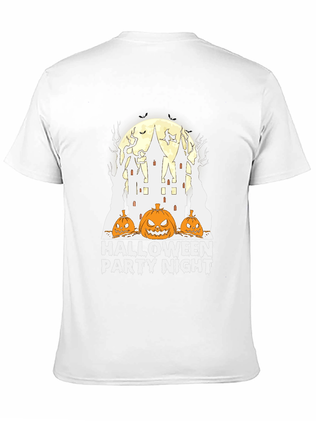 Black Halloween Party Night T-Shirt - Spooky Season Tee view 11