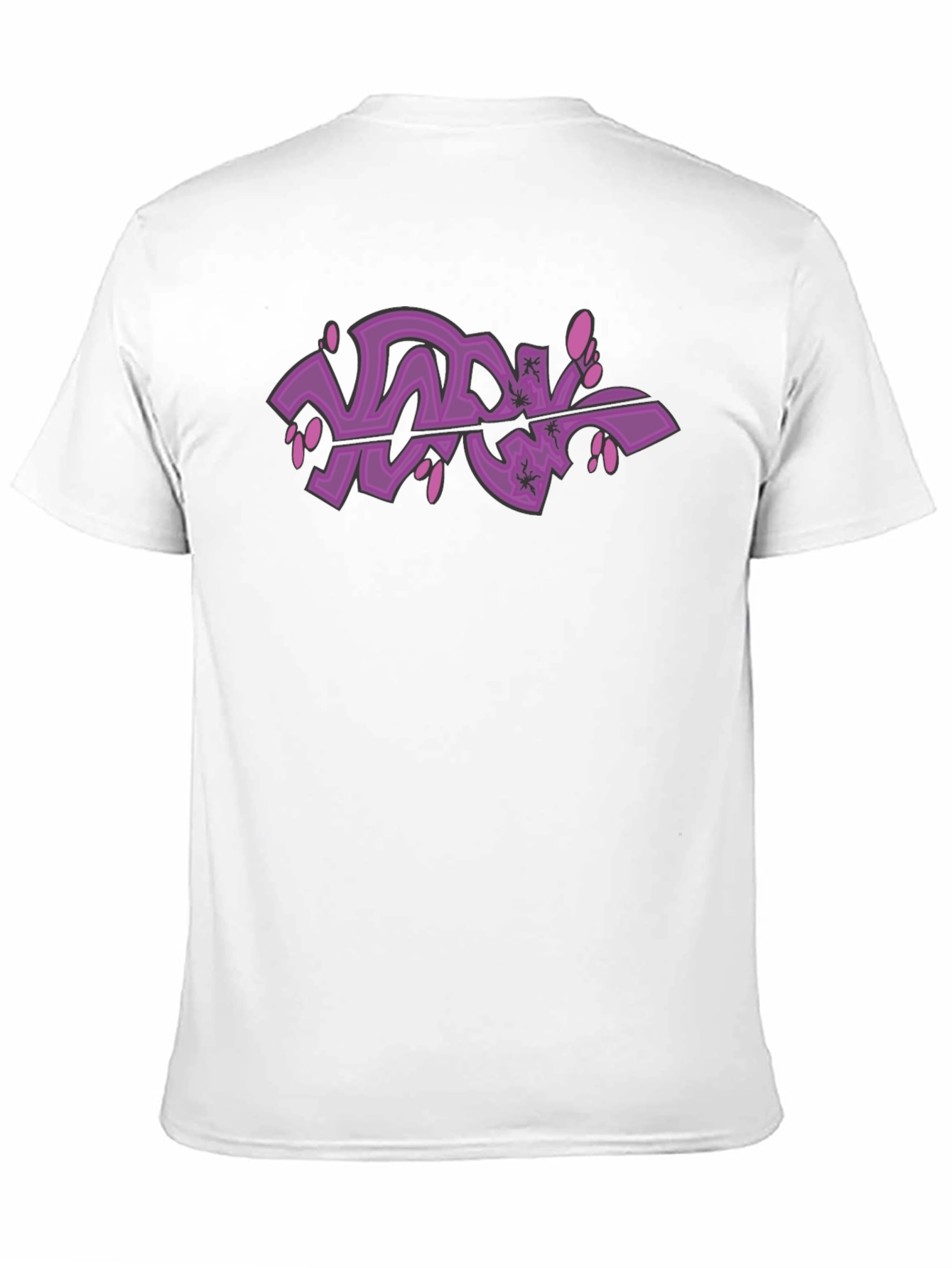 Black Graffiti Art Tee - Cool Street Style T-Shirt view 11
