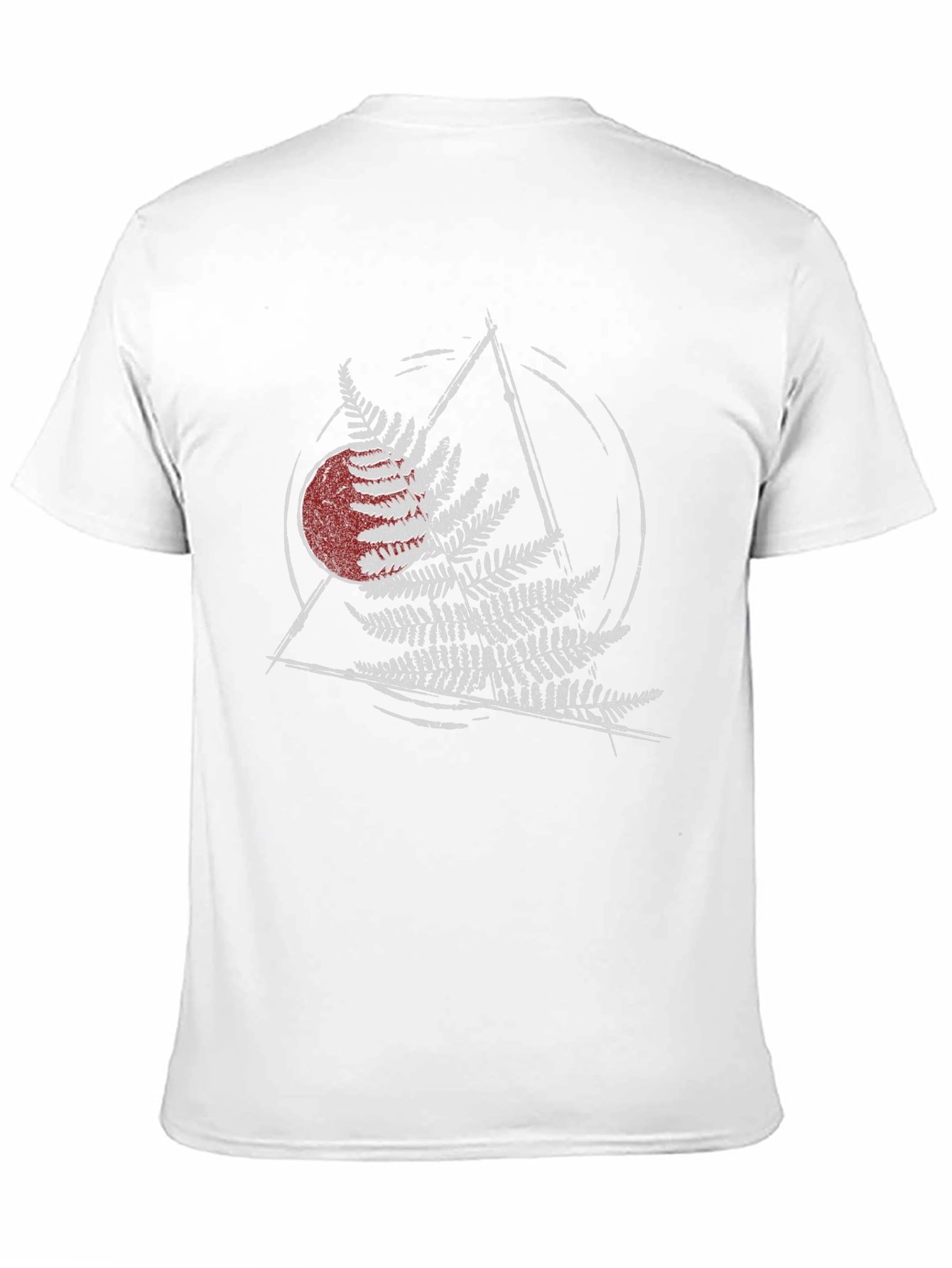 Black Fern Graphic Tee - Modern Botanical Design view 11