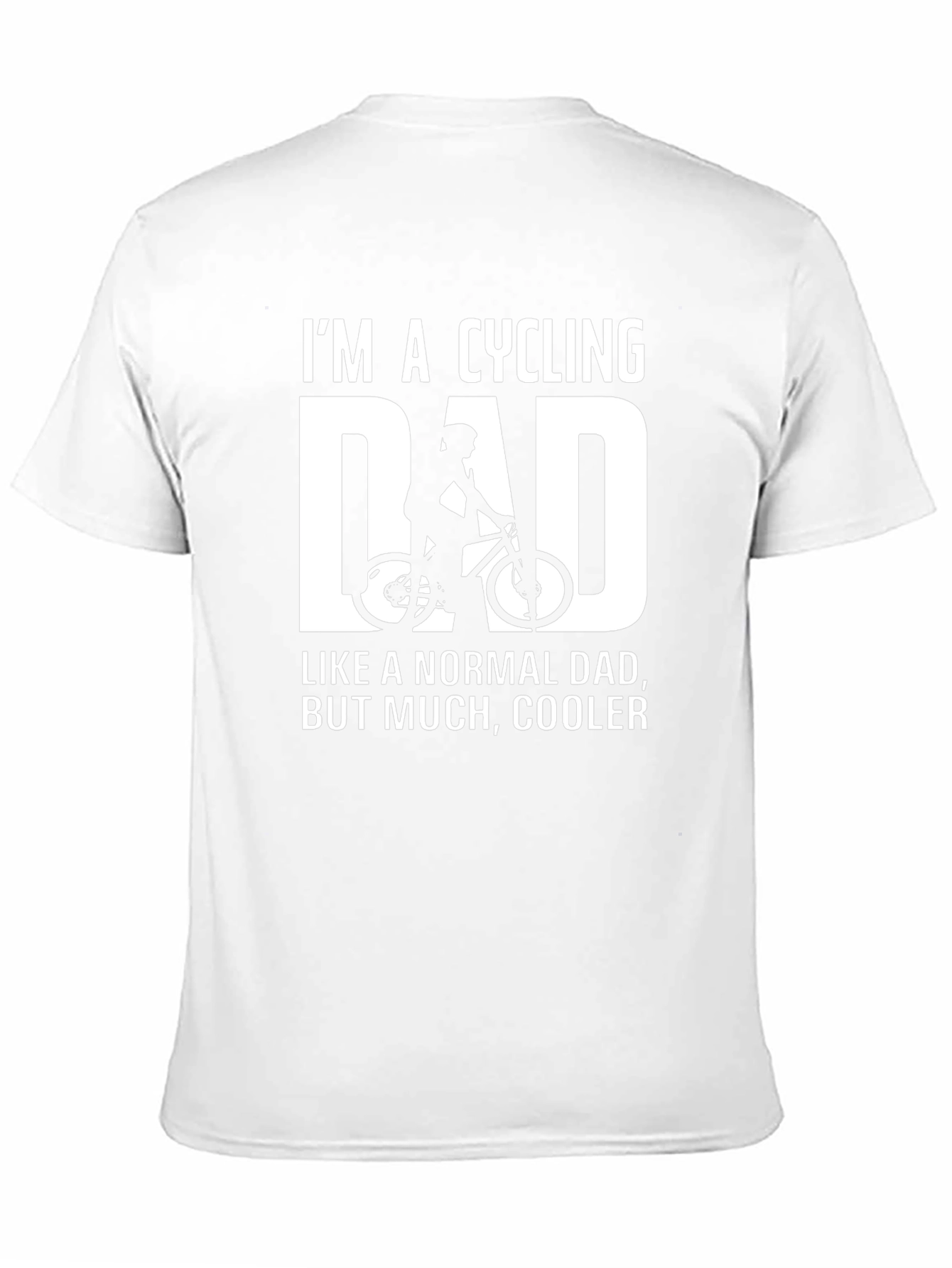 Black Cycling Dad T-Shirt - Cool Father's Day Gift view 11