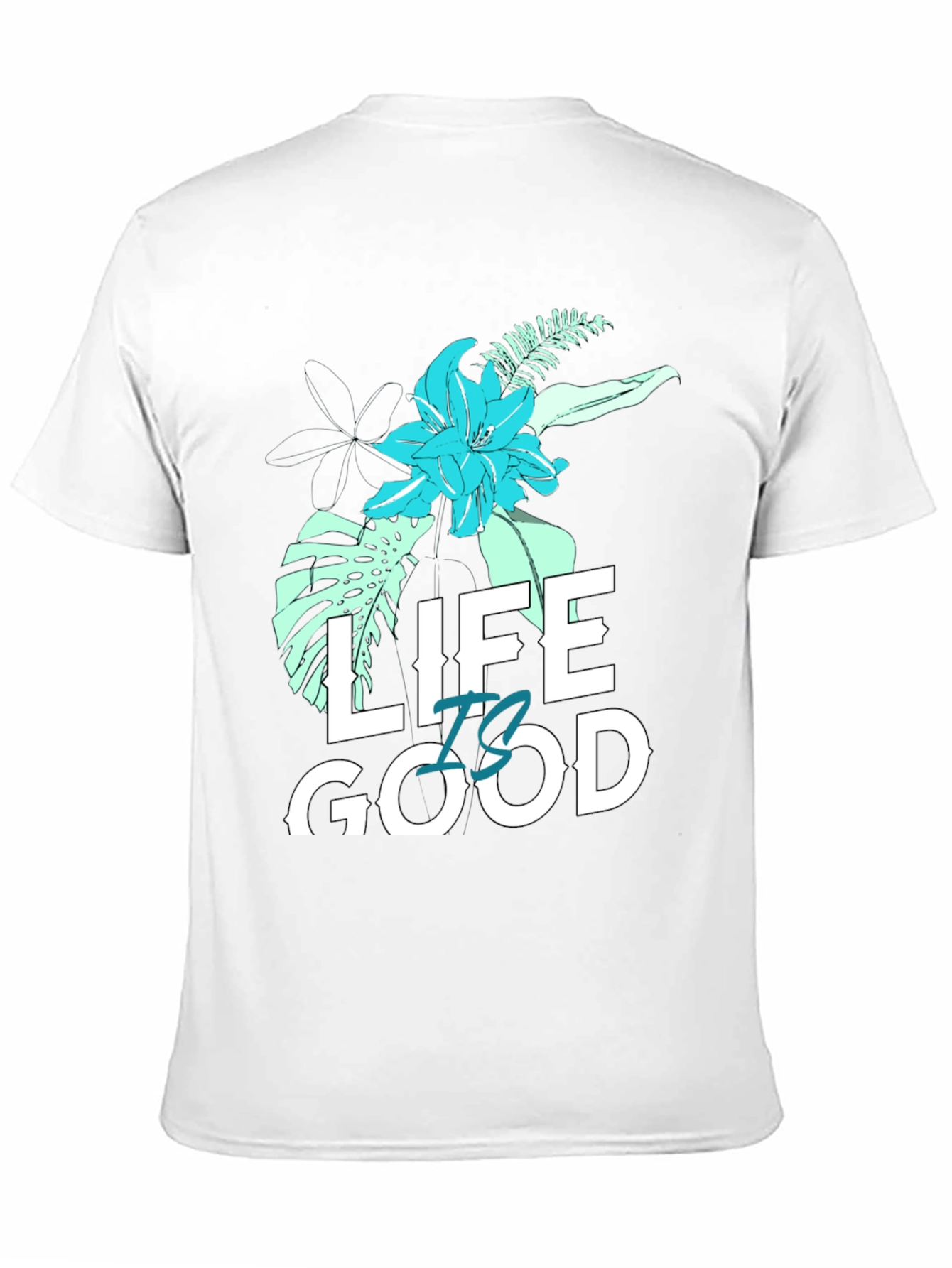 Black Life is Good Graphic T-Shirt - Black view 11