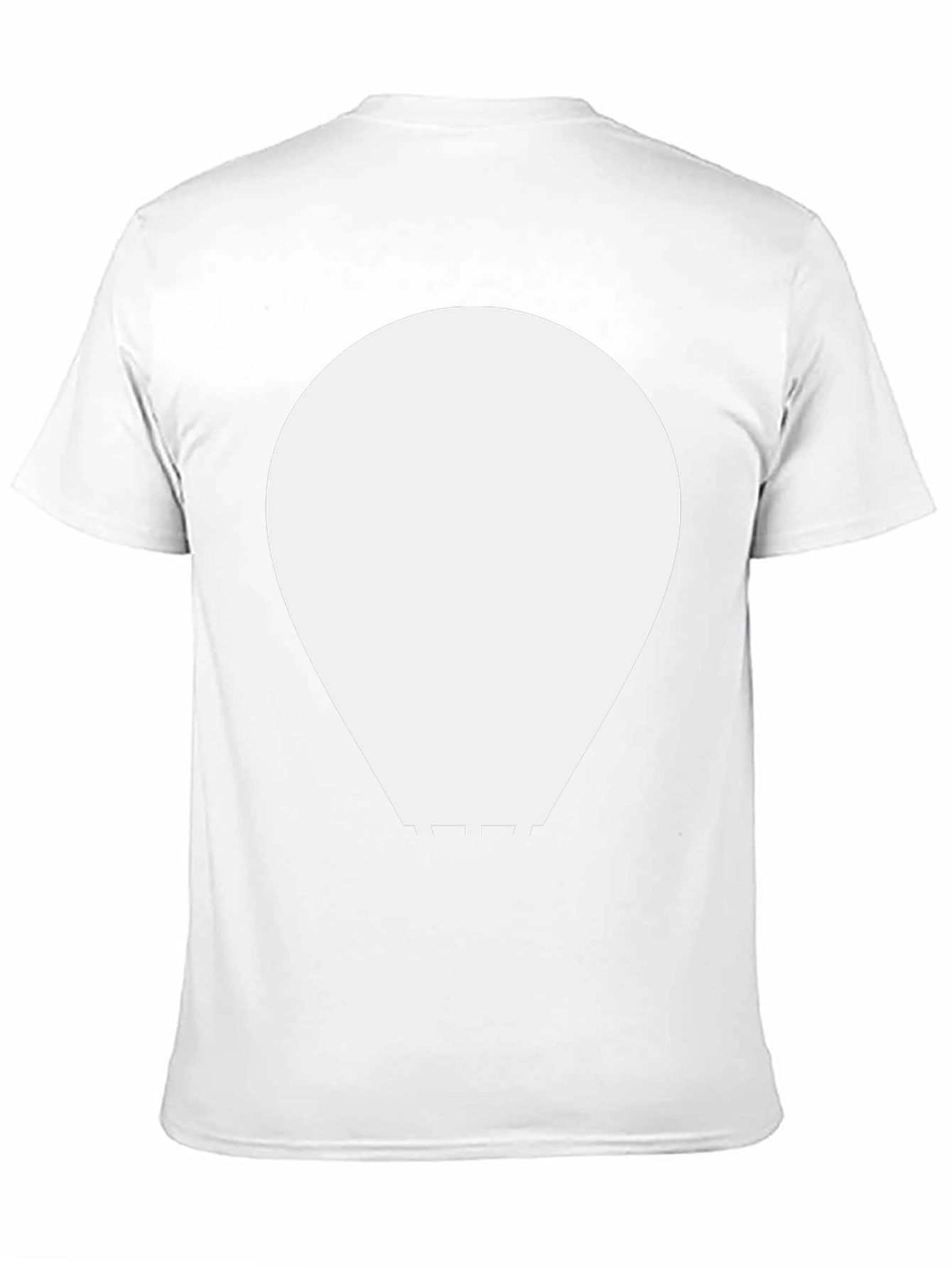 Black Abstract White Graphic on Black Crew Neck Tee view 11