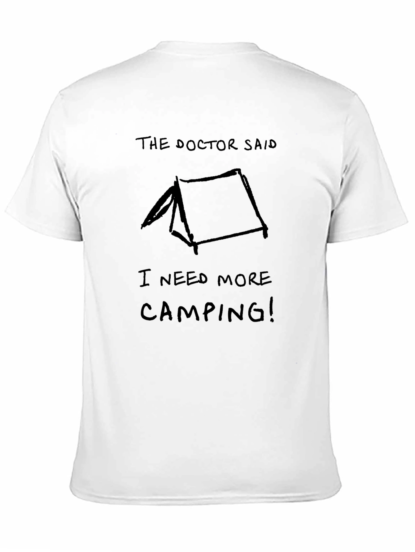 Black Camping Adventure T-Shirt - More Camping! view 11