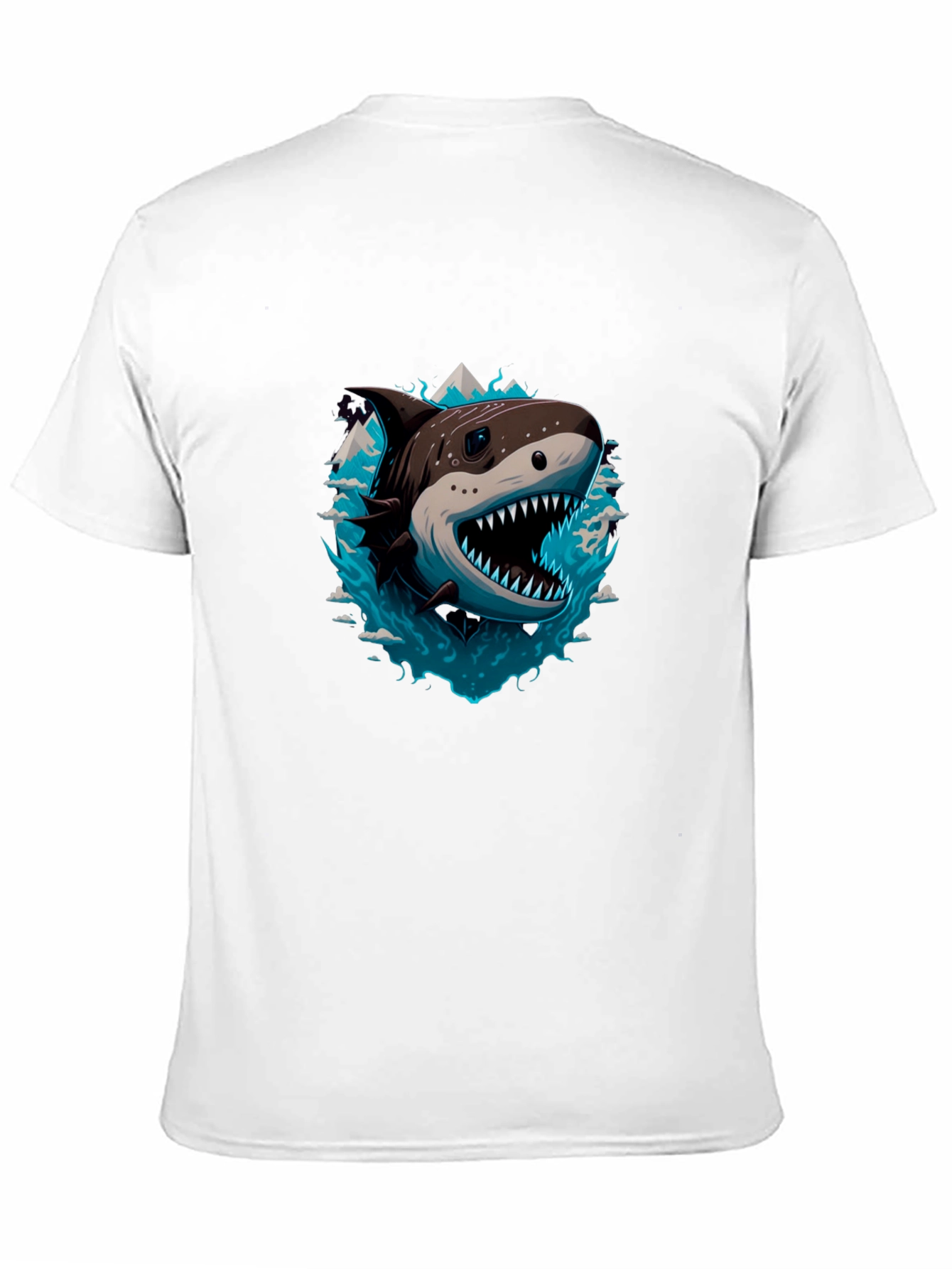 Black Shark T-Shirt - Fierce Graphic Tee view 11