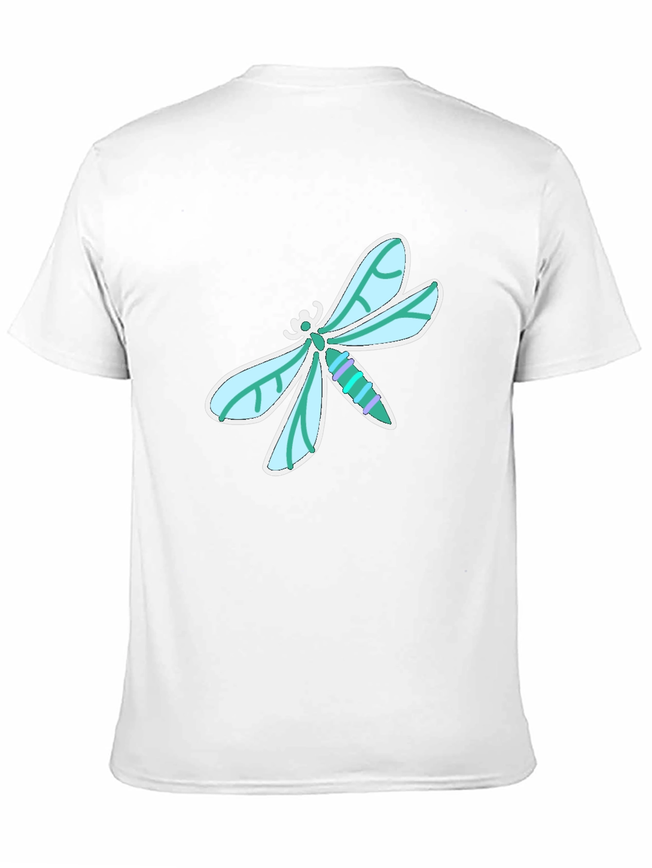 Black Dragonfly Graphic Tee - Stylish Black Cotton T-Shirt view 11