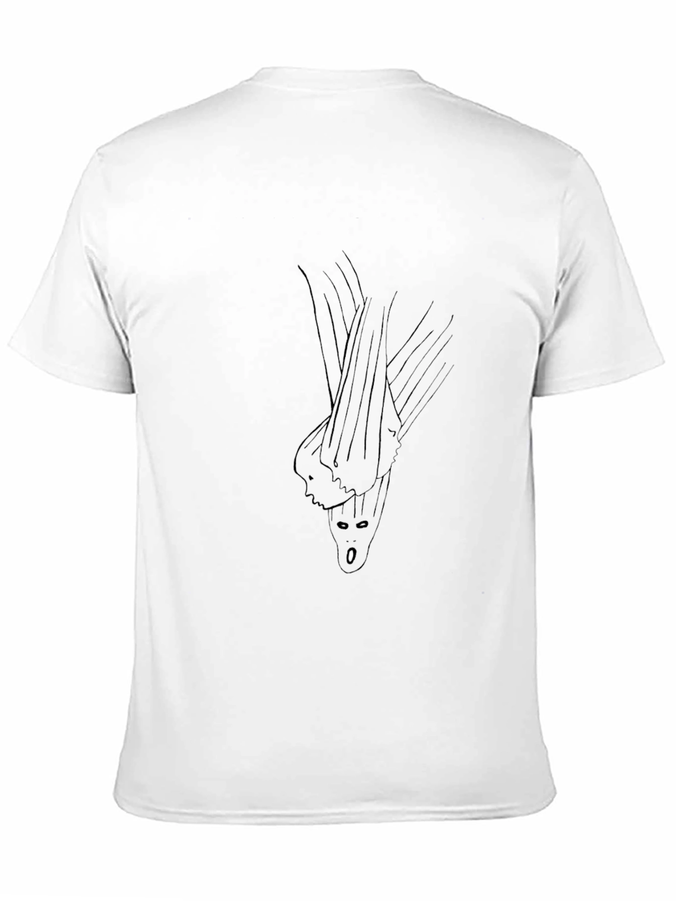 Black Abstract Graphic Print Black T-Shirt view 11