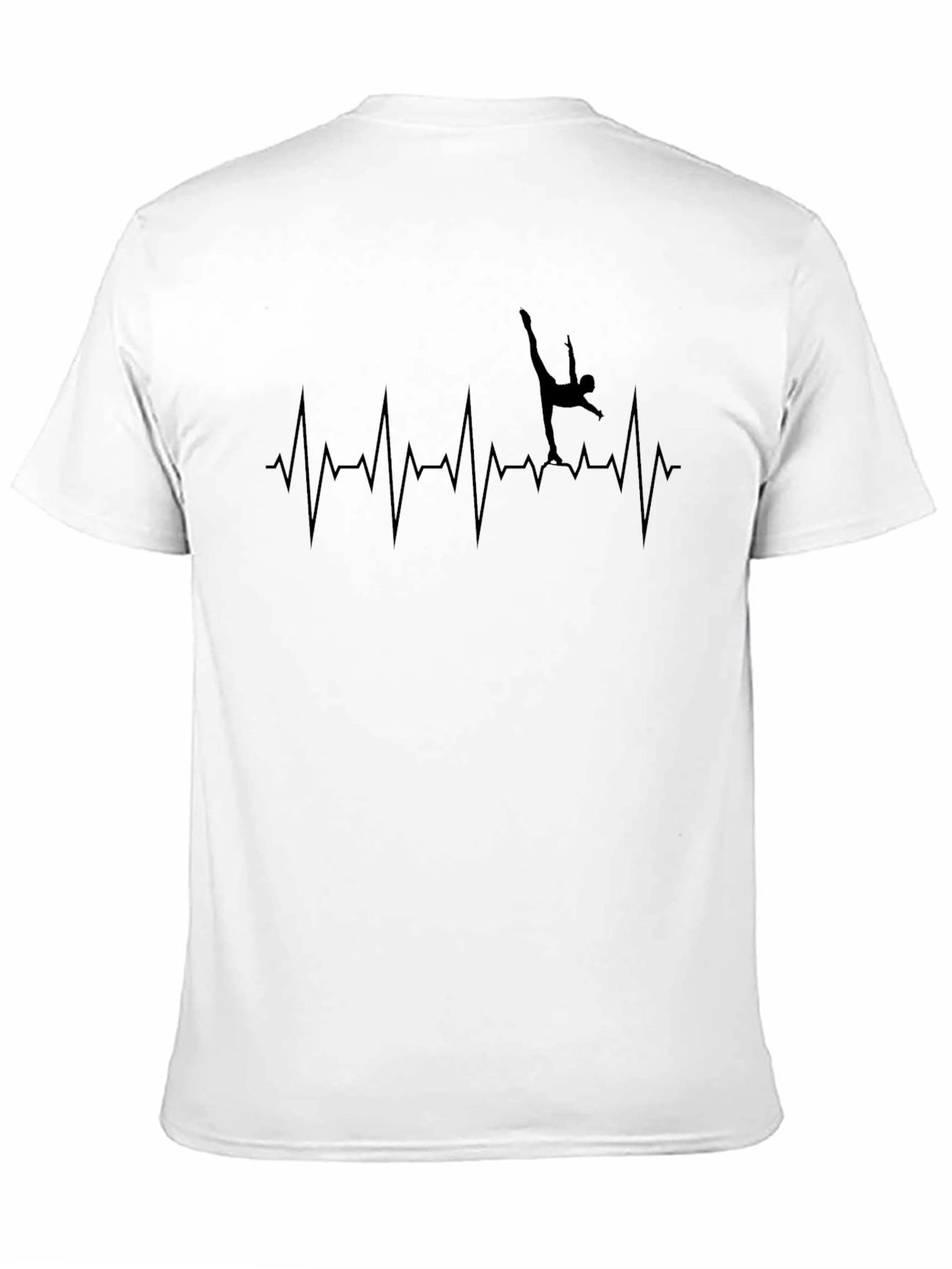 Black Gymnastics Heartbeat T-Shirt - Black view 11