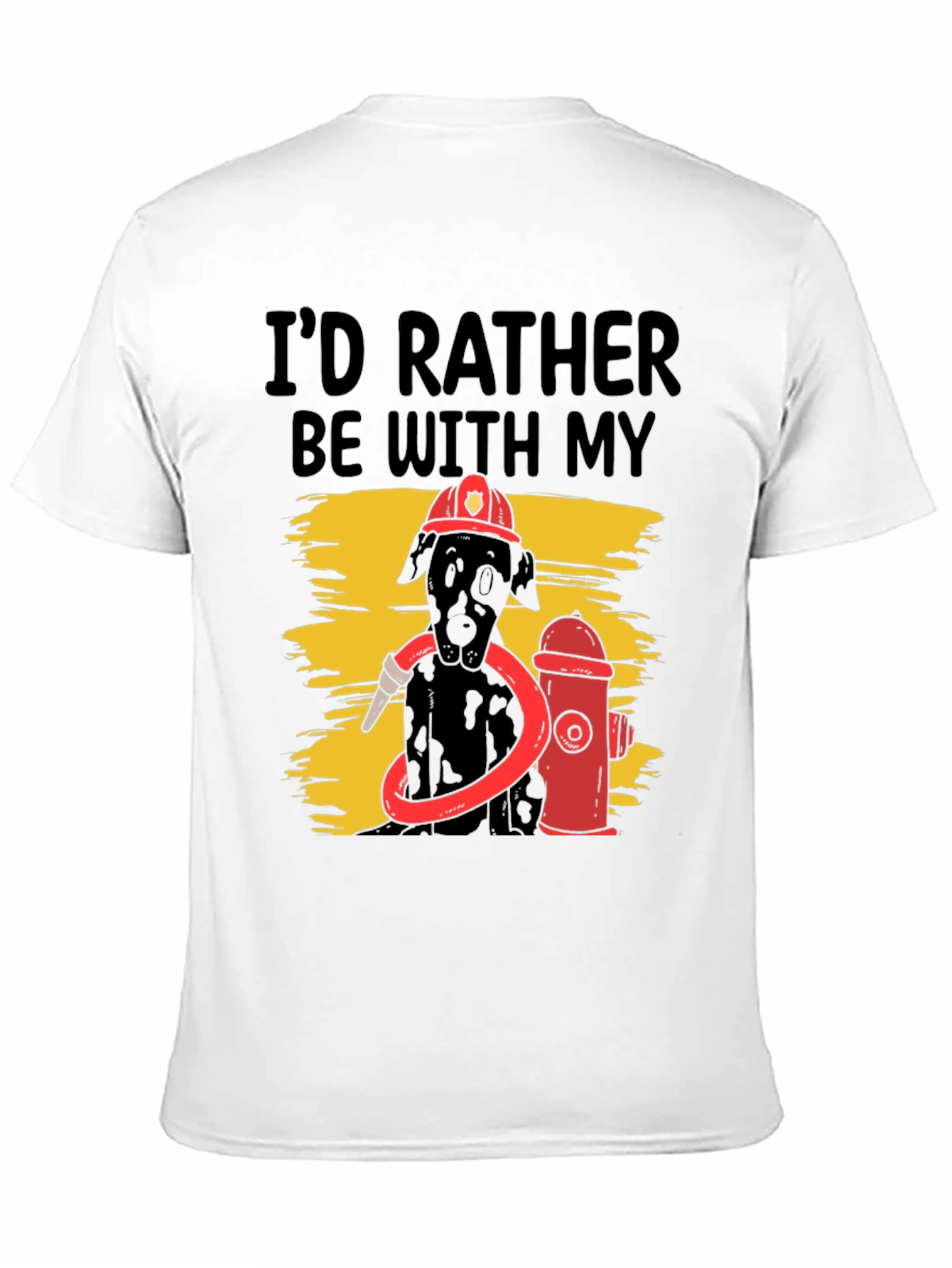 Black Dog Firefighter Graphic Tee view 11