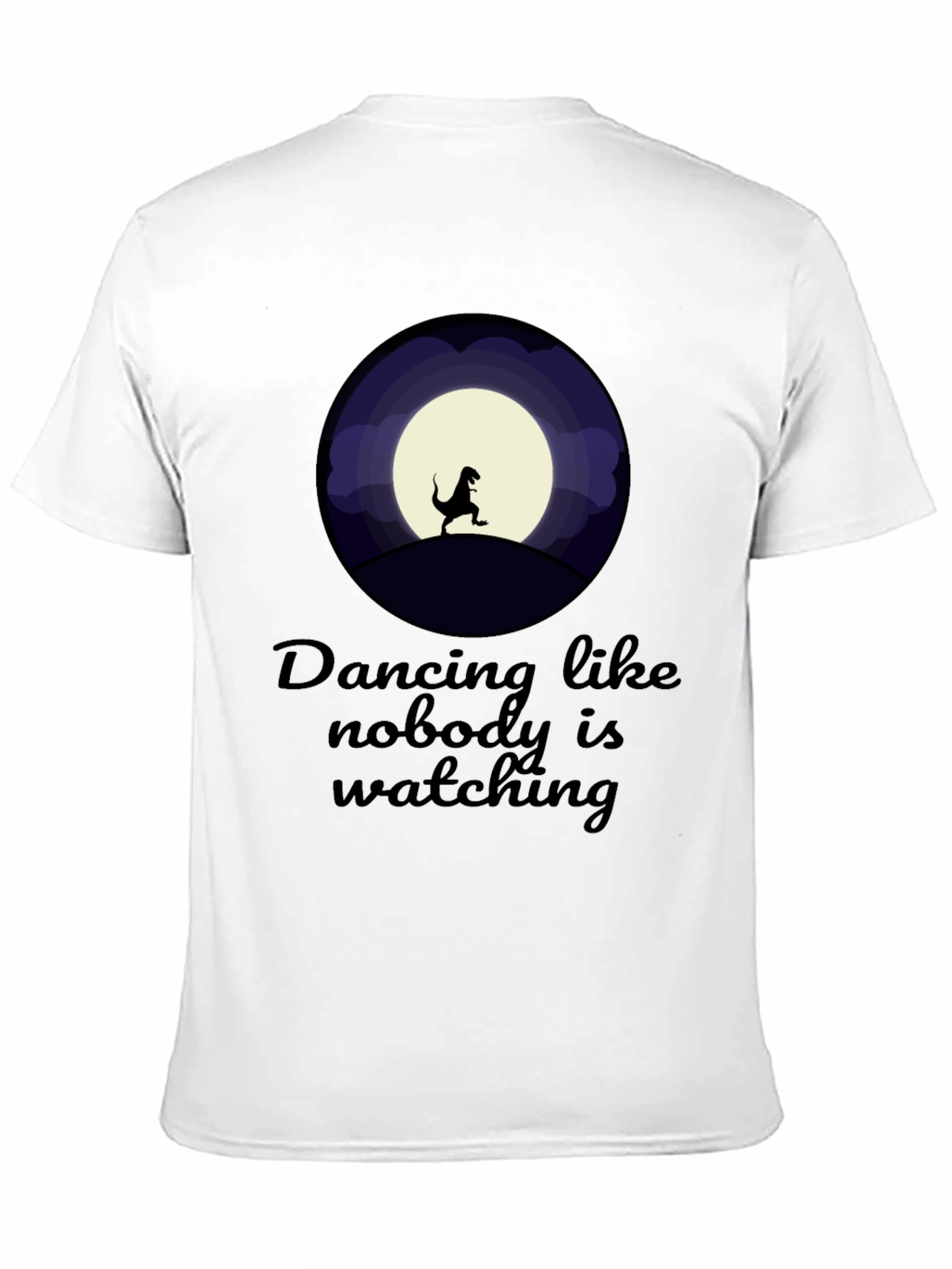 Black Dancing Dinosaur T-Shirt view 11