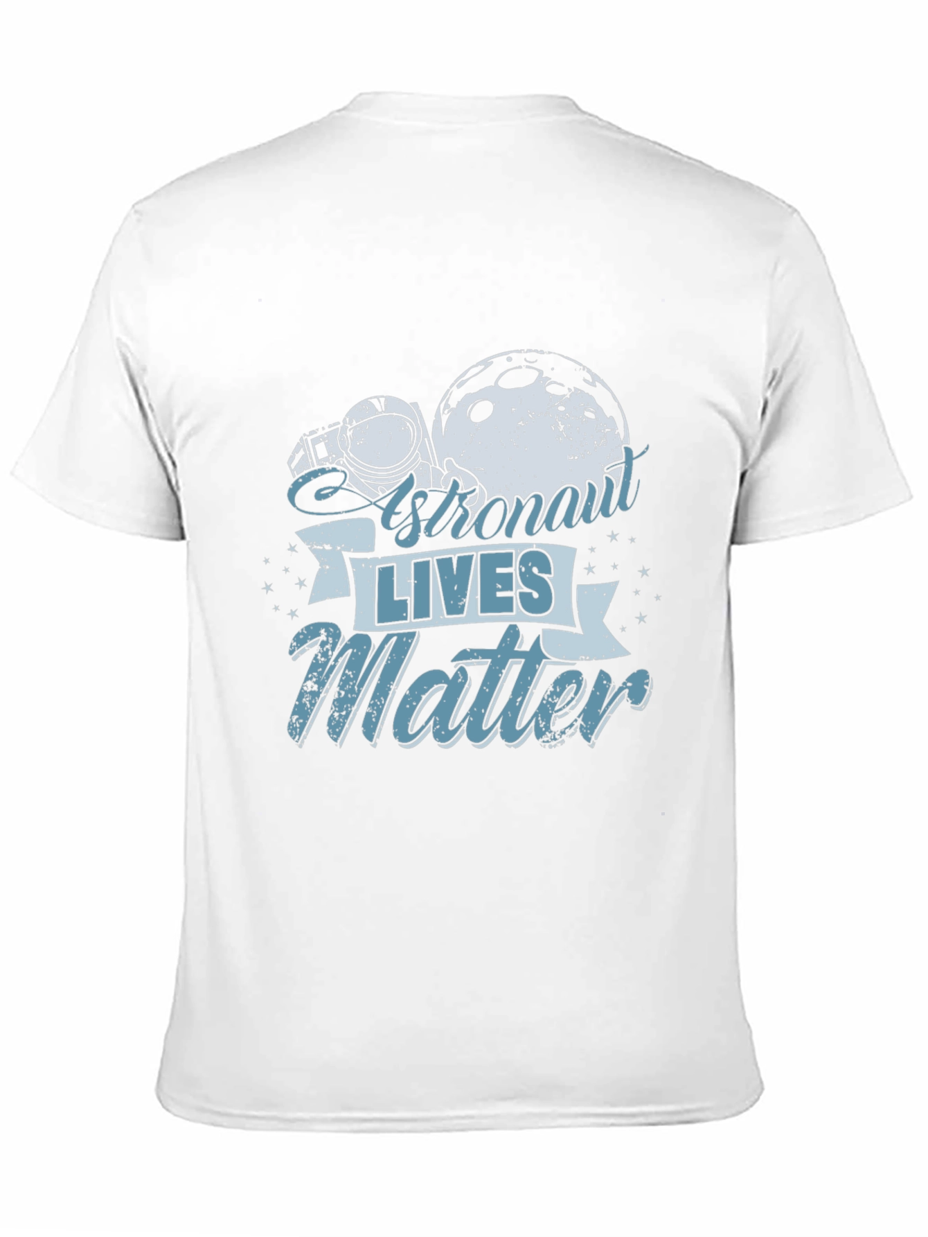 Astronaut Lives Matter Graphic T-Shirt - Space Theme - 11