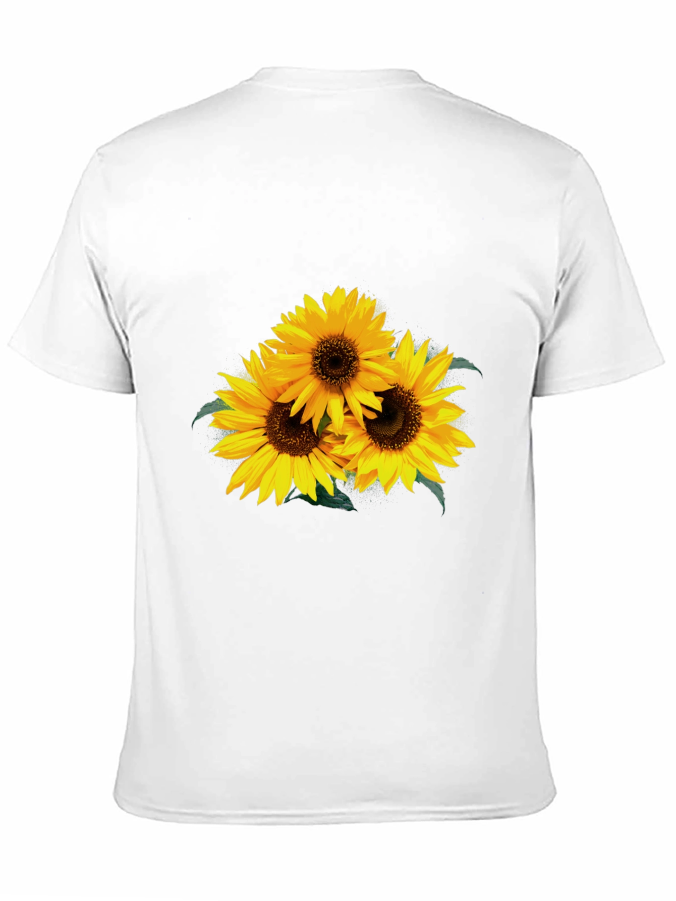 Black Sunflower Graphic Tee - Stylish Black T-Shirt view 11
