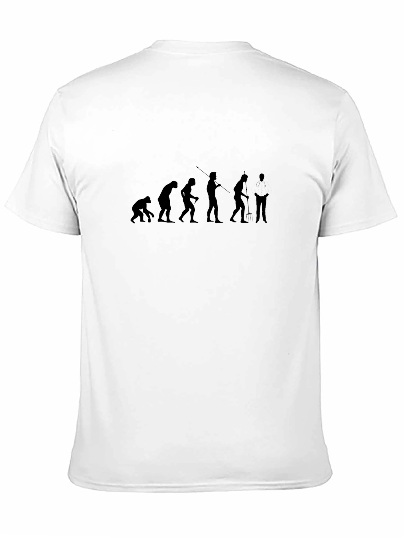 Black Evolution of Man Gardener Black T-Shirt view 11