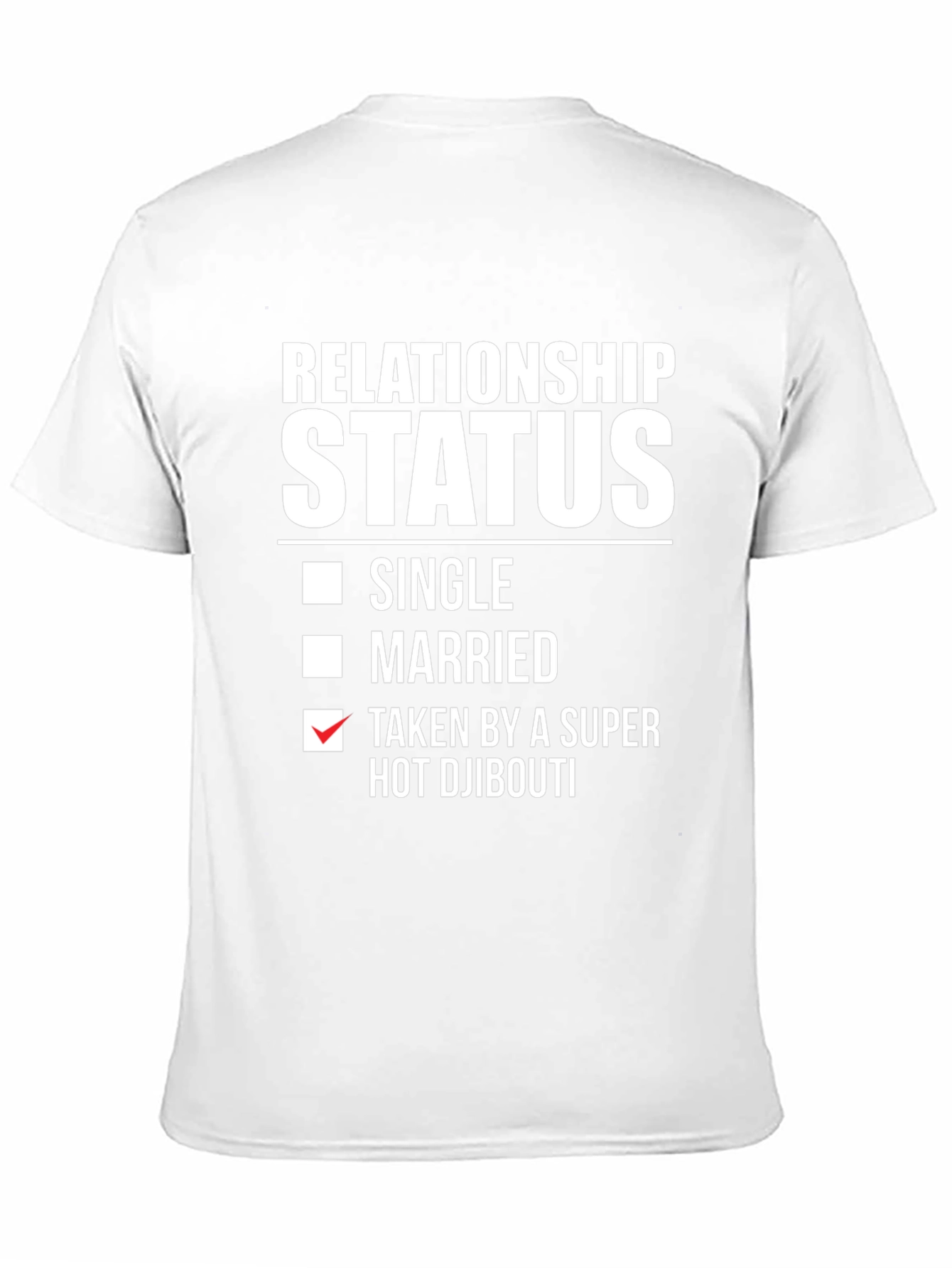 Black Funny Relationship Status T-Shirt view 11